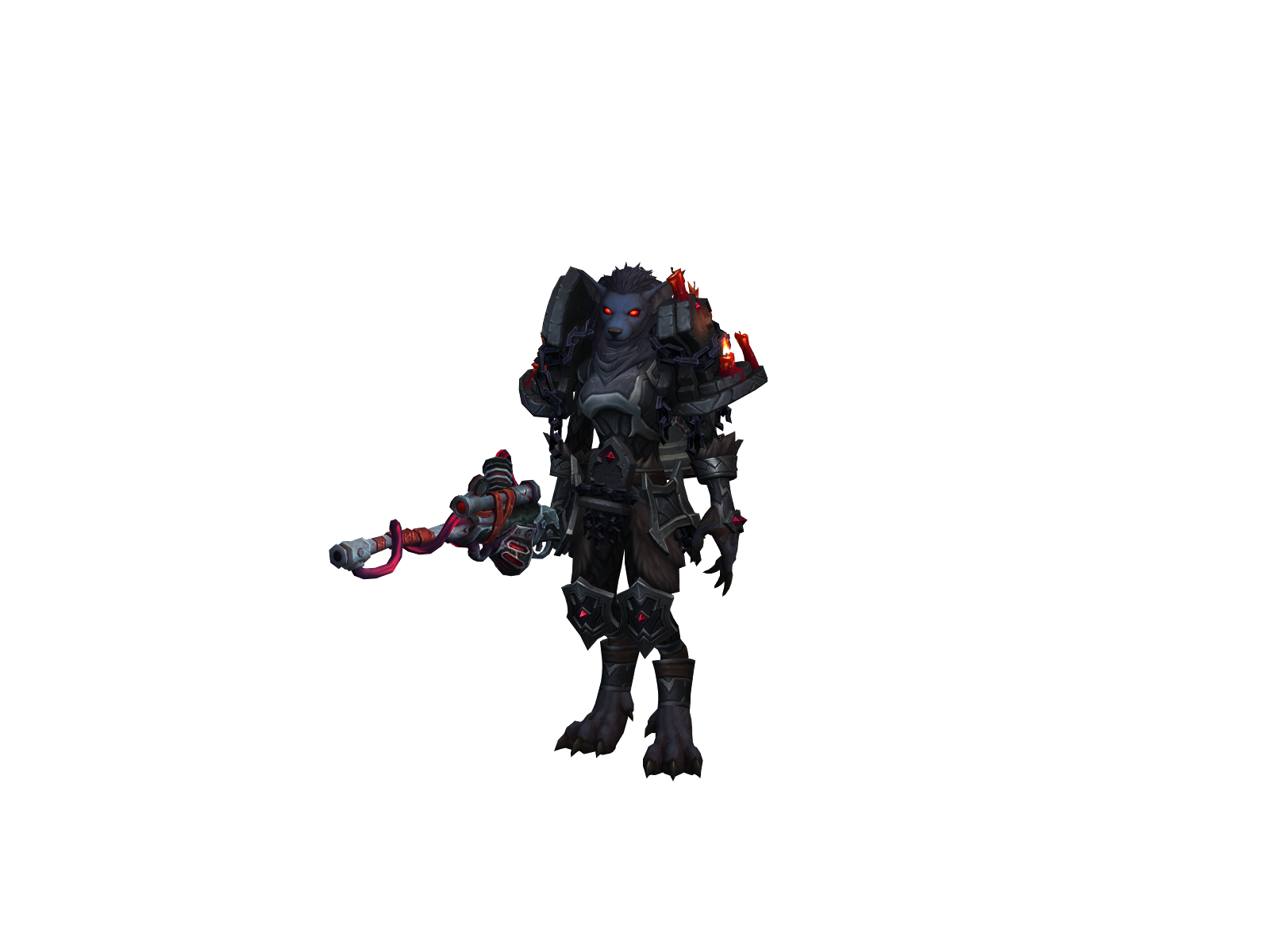 Novawolf 3D character render