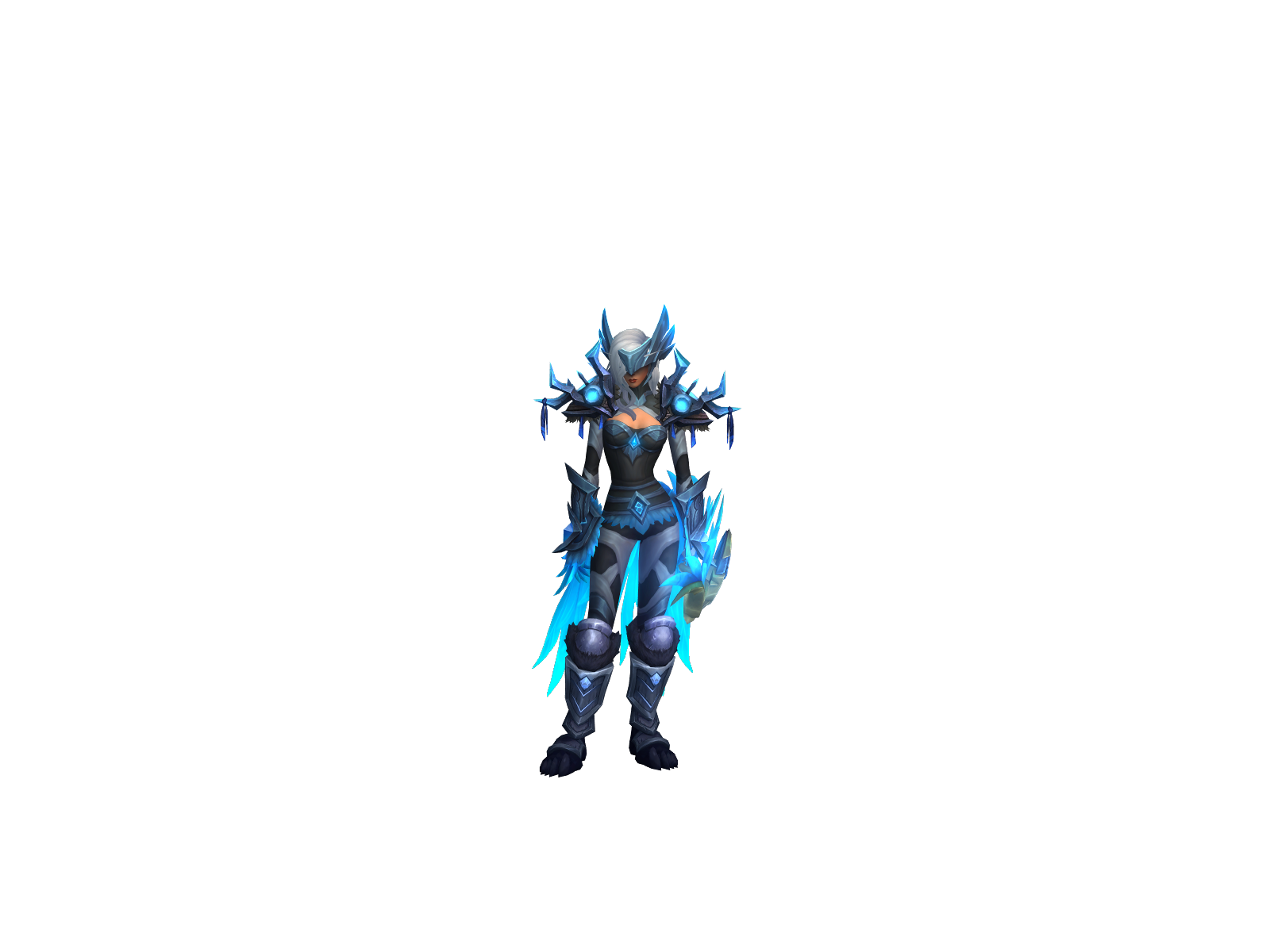 Psychokittie 3D character render