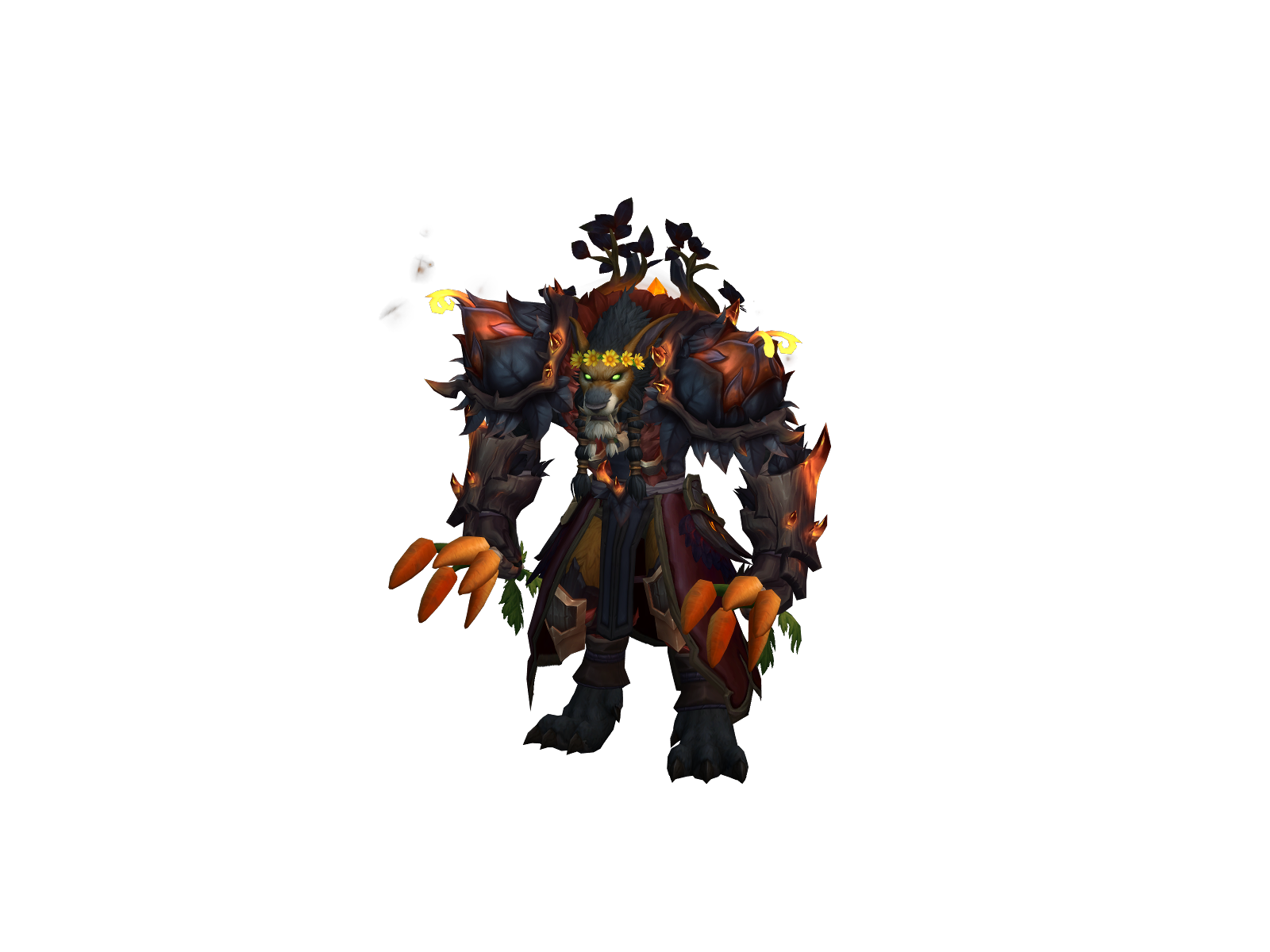 Fluffyscruff 3D character render