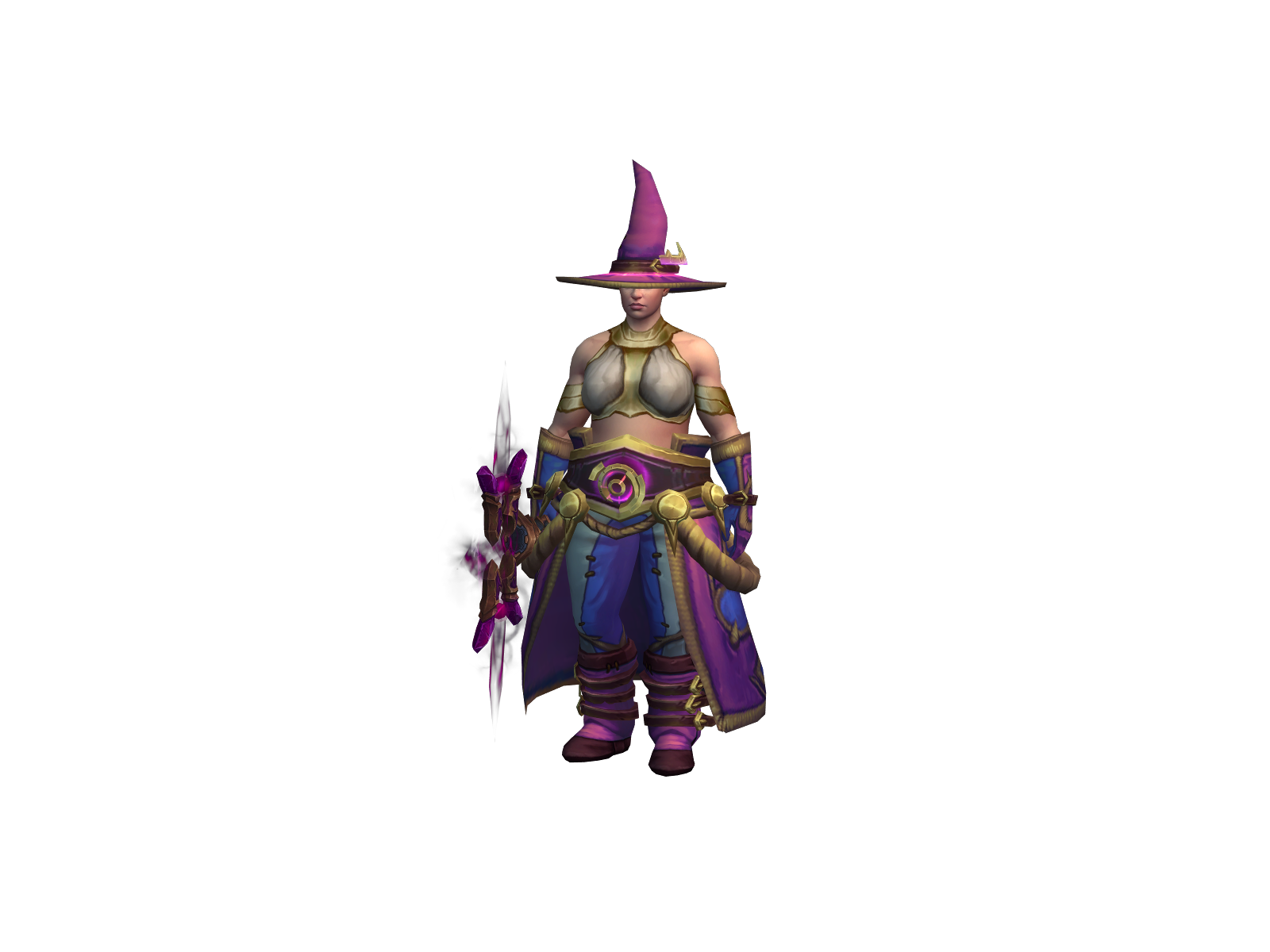 Noflames 3D character render