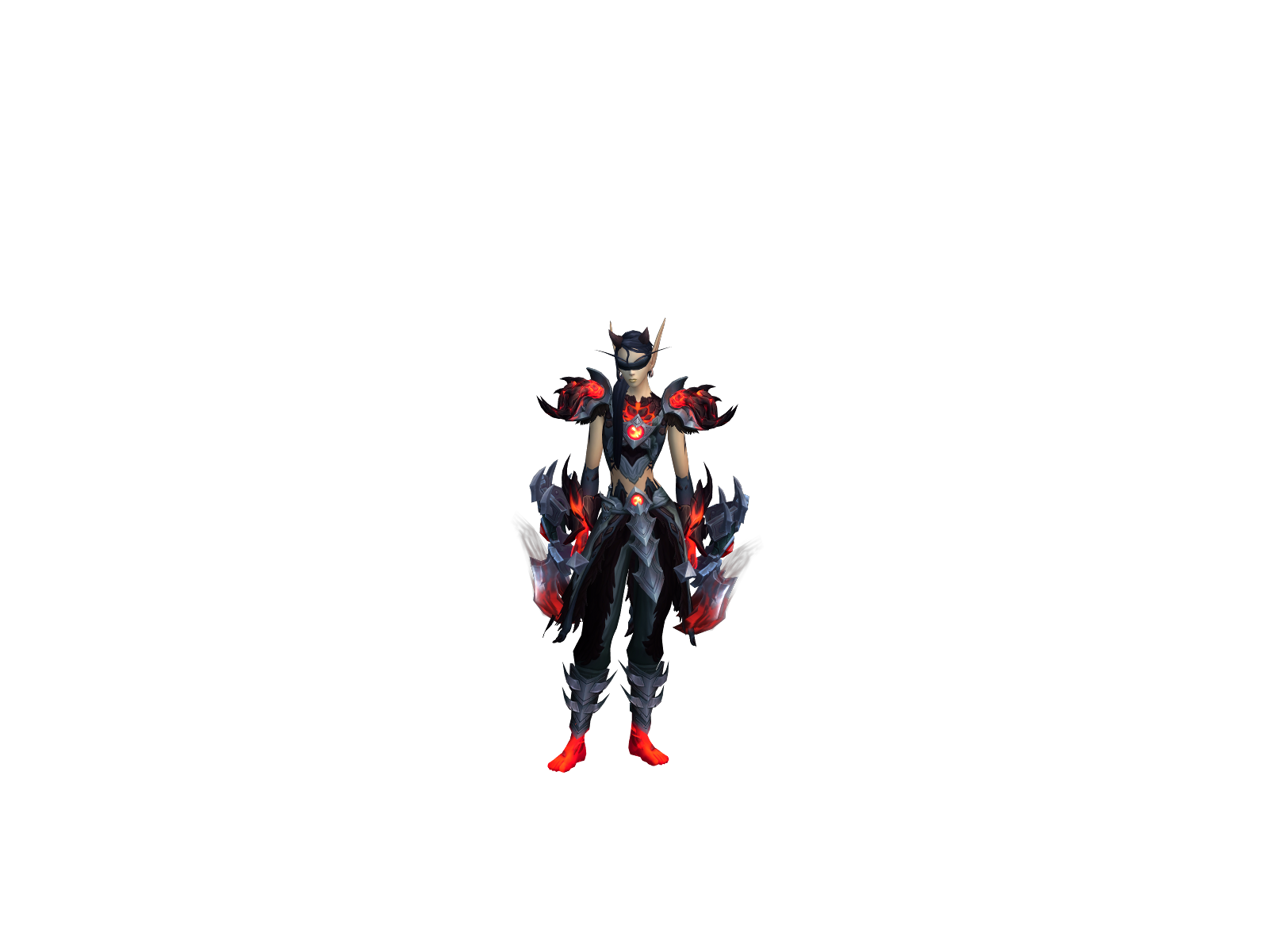 Nephtanica 3D character render
