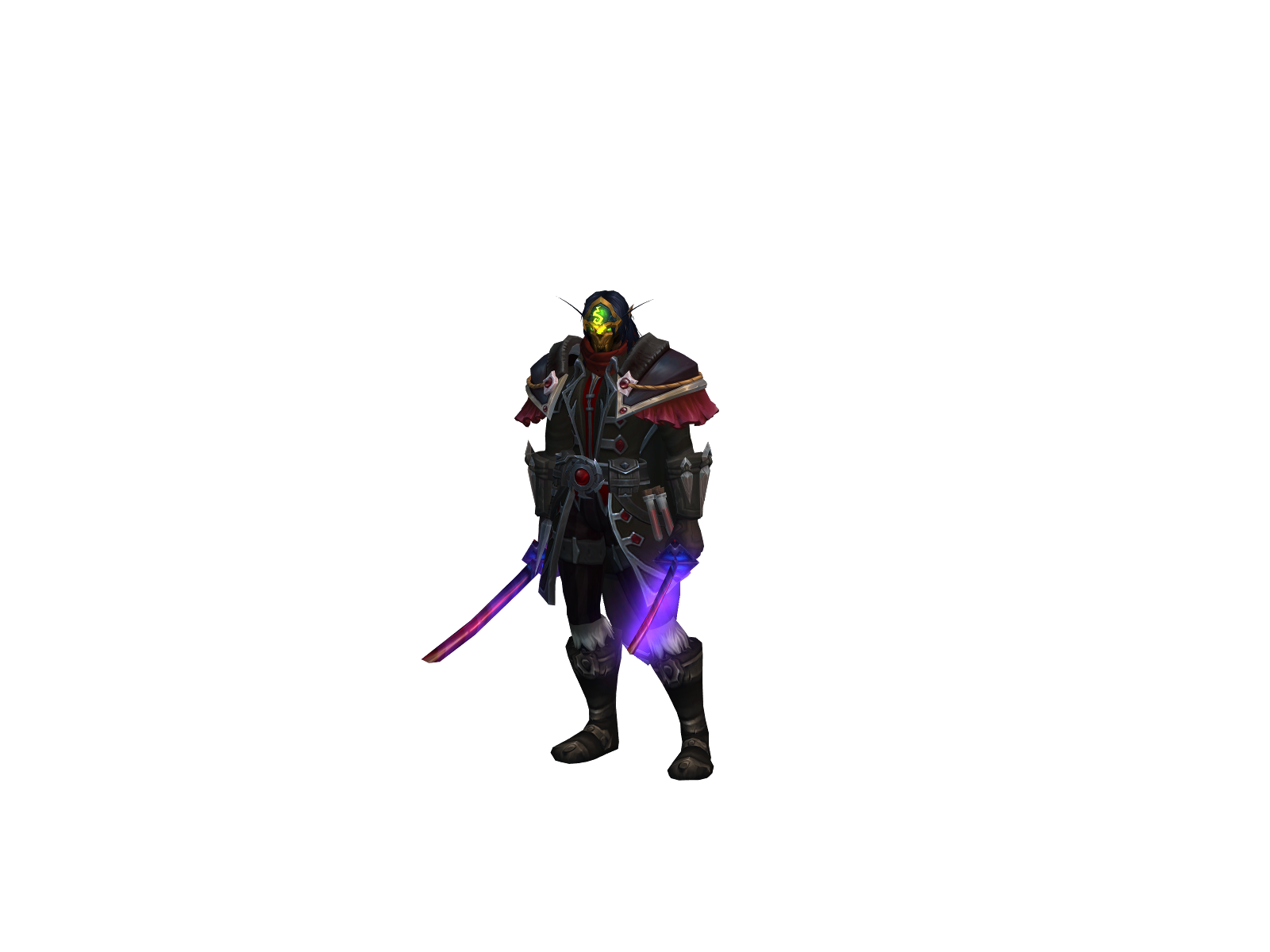 Deathpoem 3D character render
