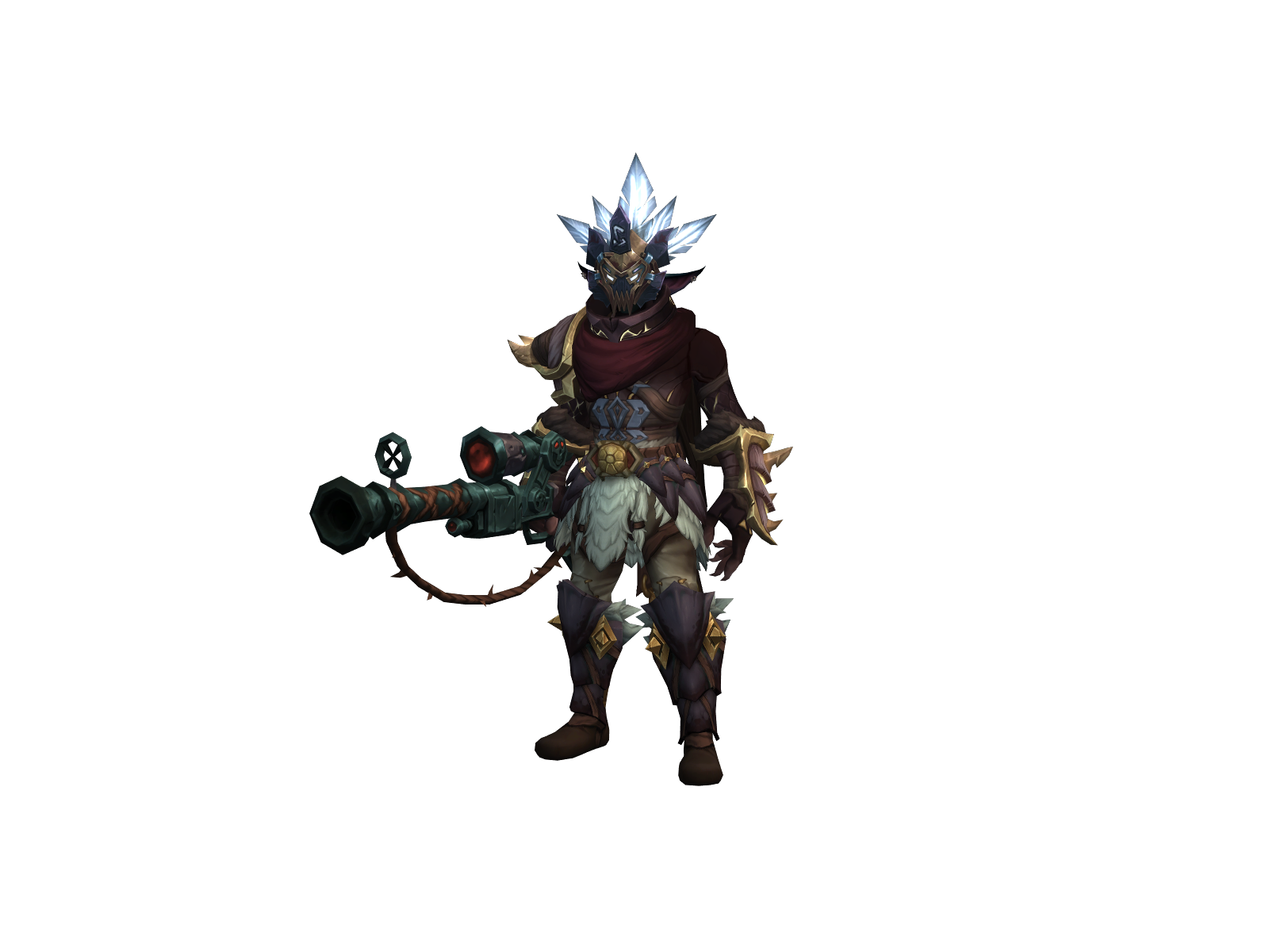 Baifuku 3D character render