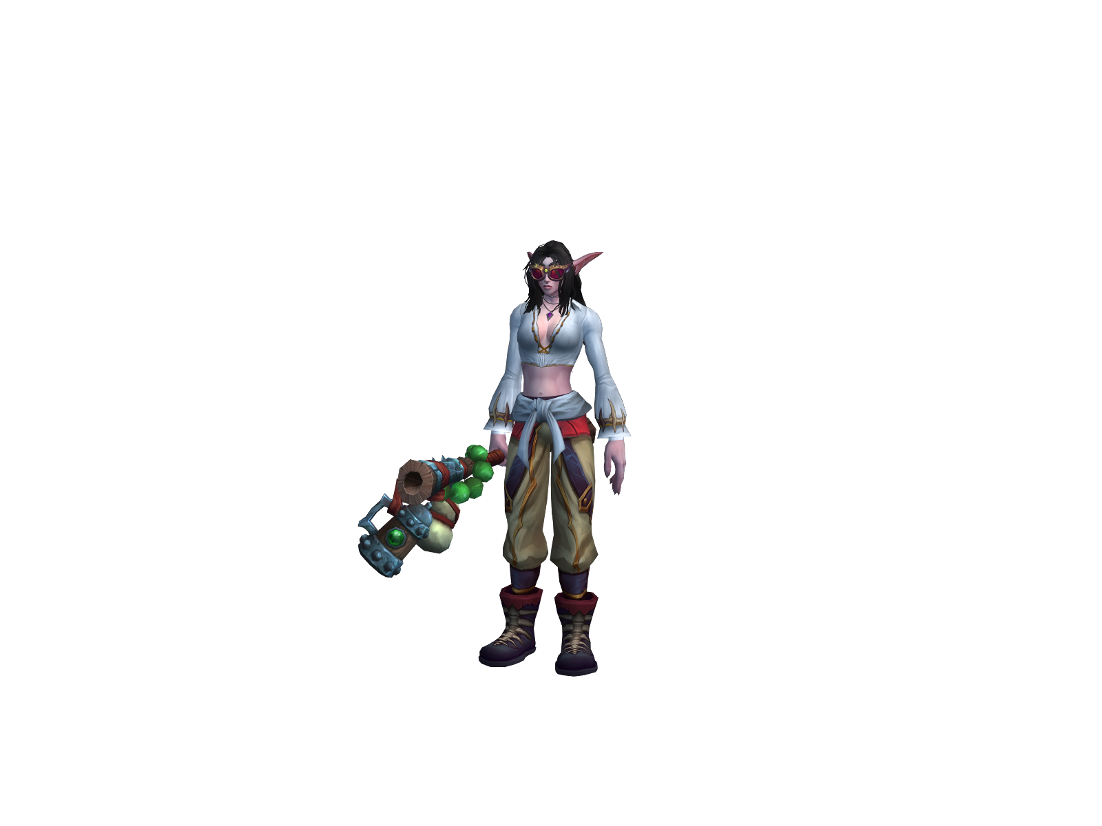 Méduse 3D character render