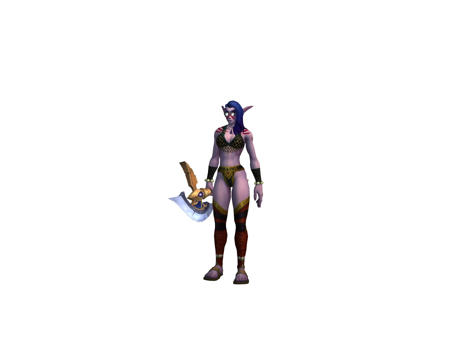 Llamasioux 3D character render