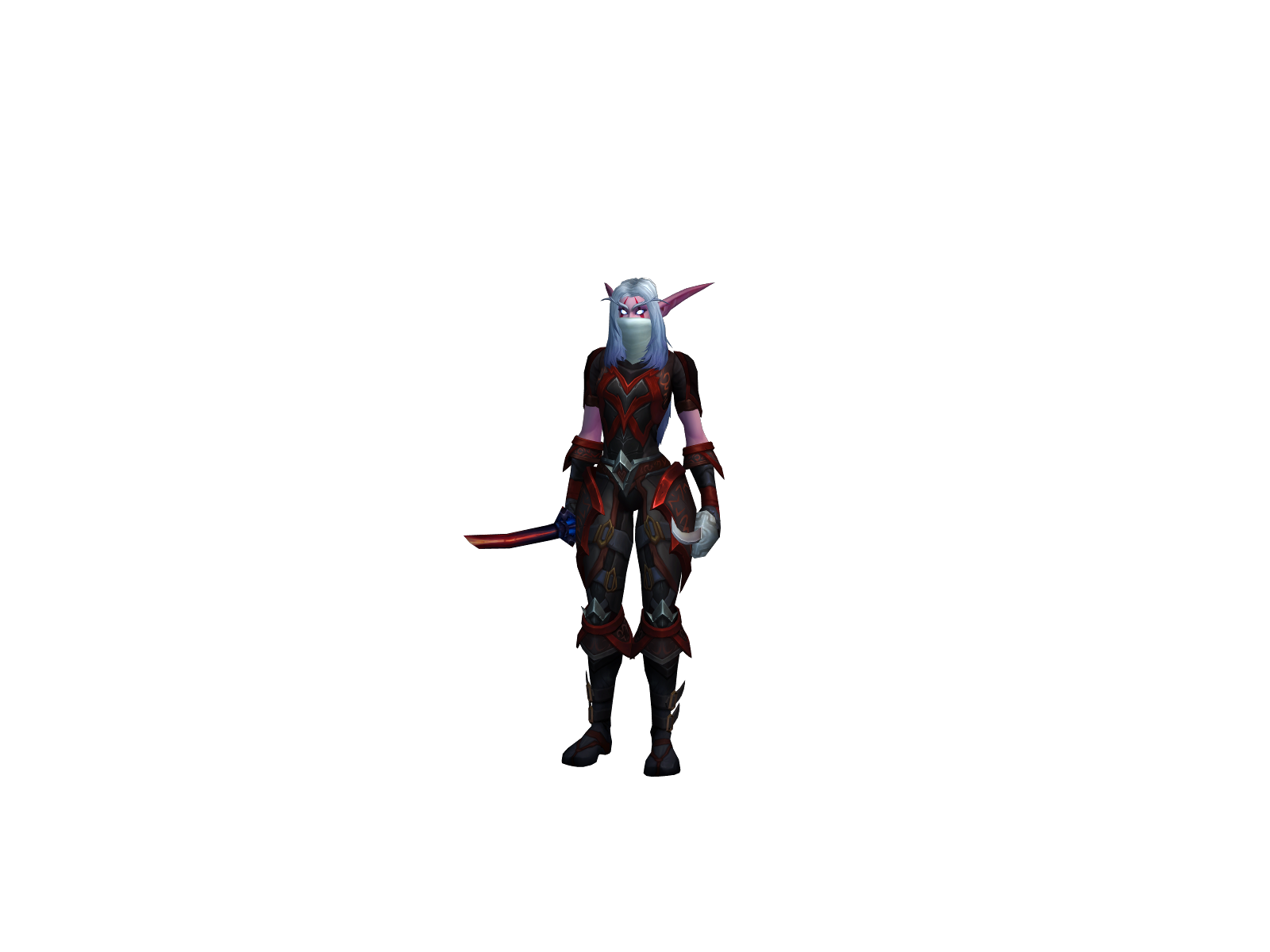 Midblades 3D character render