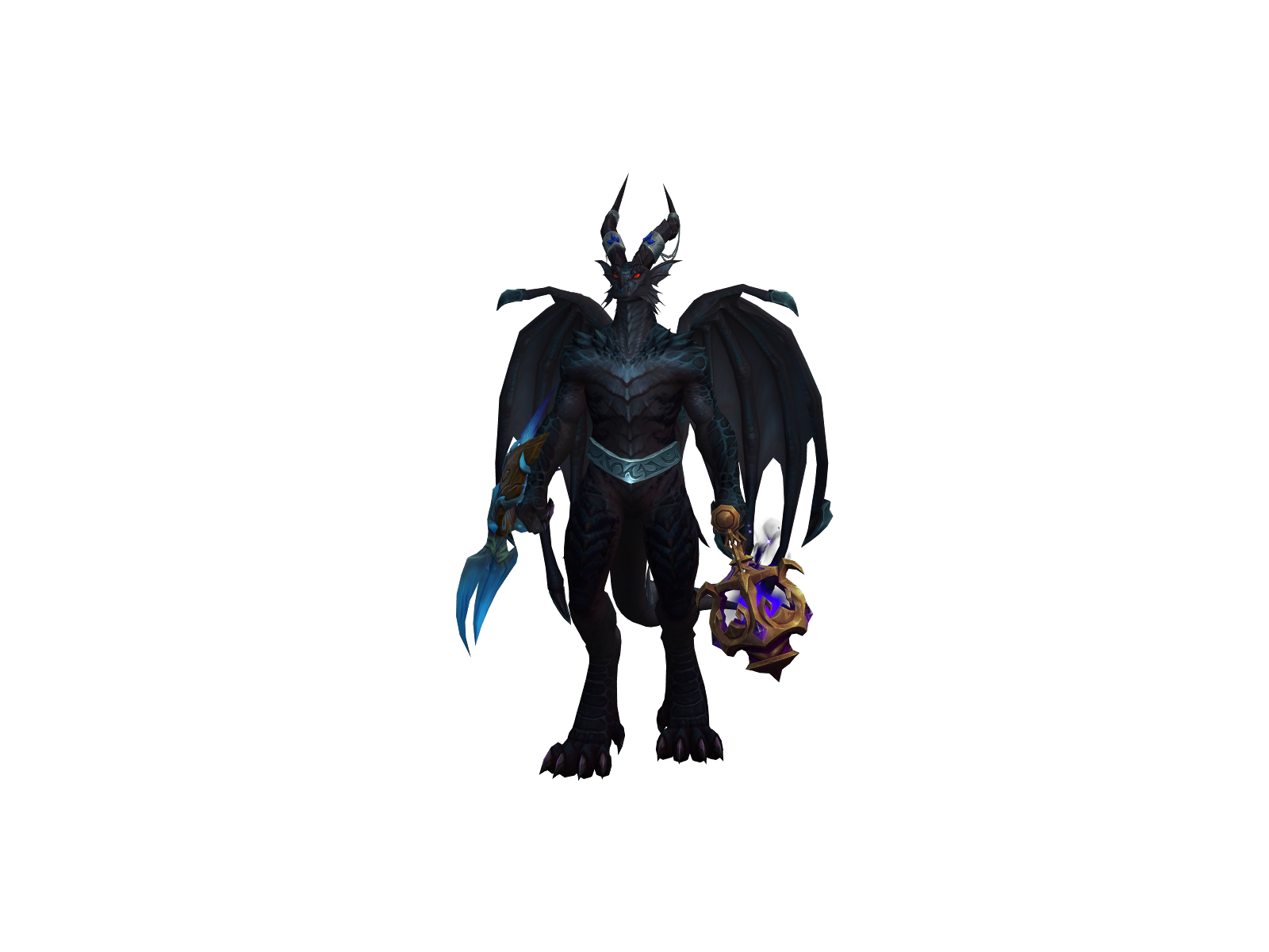 Drakkichan 3D character render