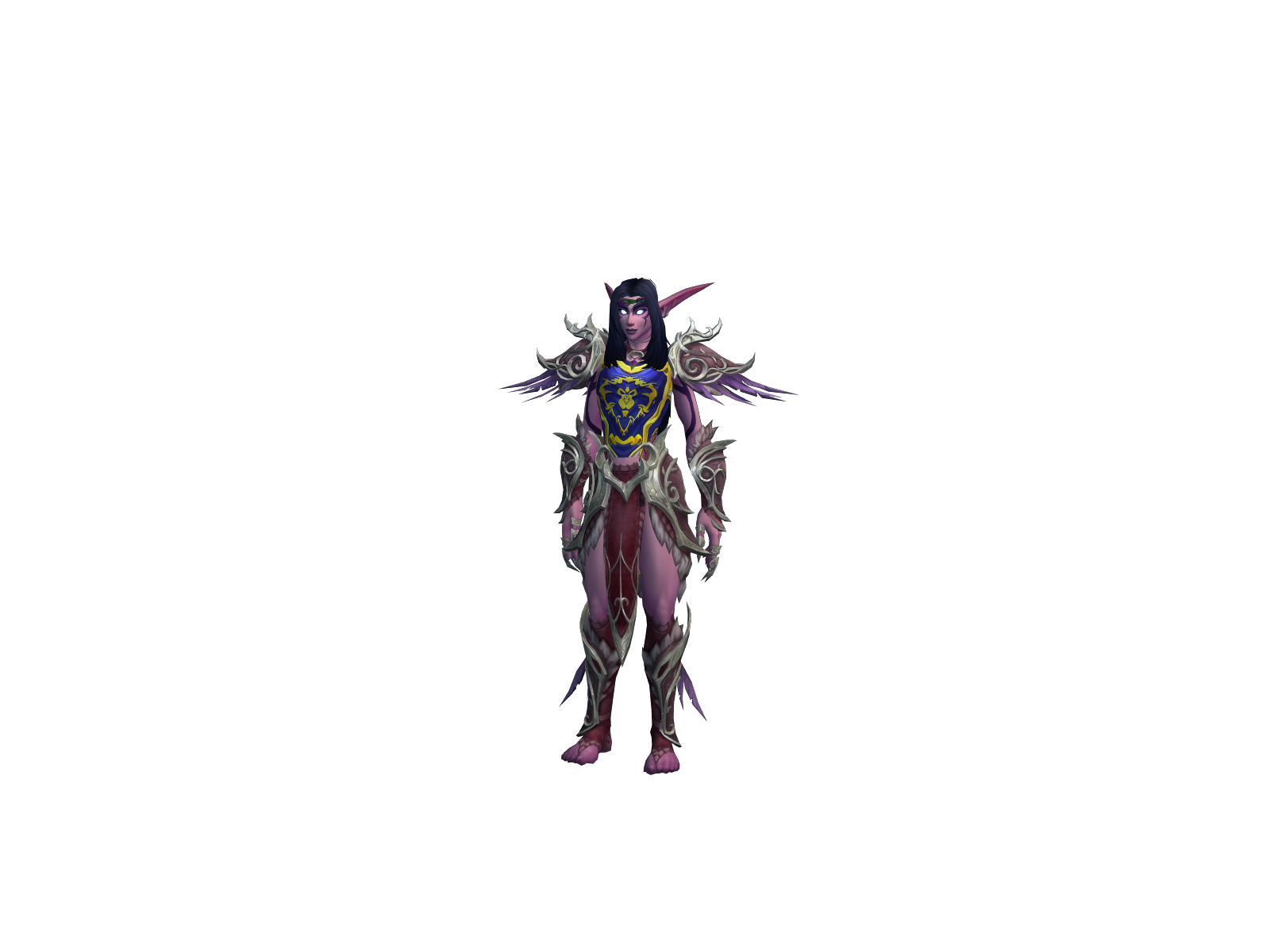 Svetllána 3D character render