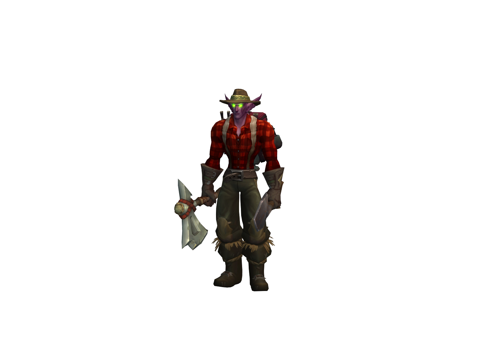 Illidady 3D character render