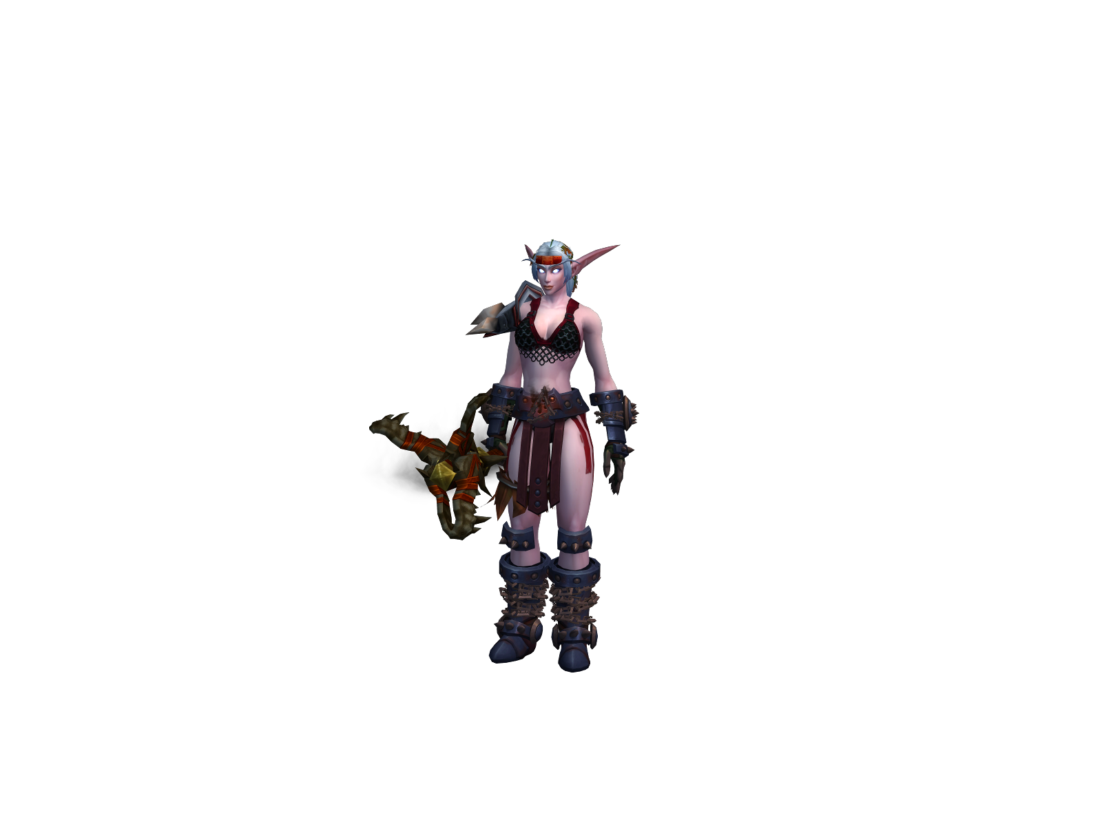 Arlycia 3D character render