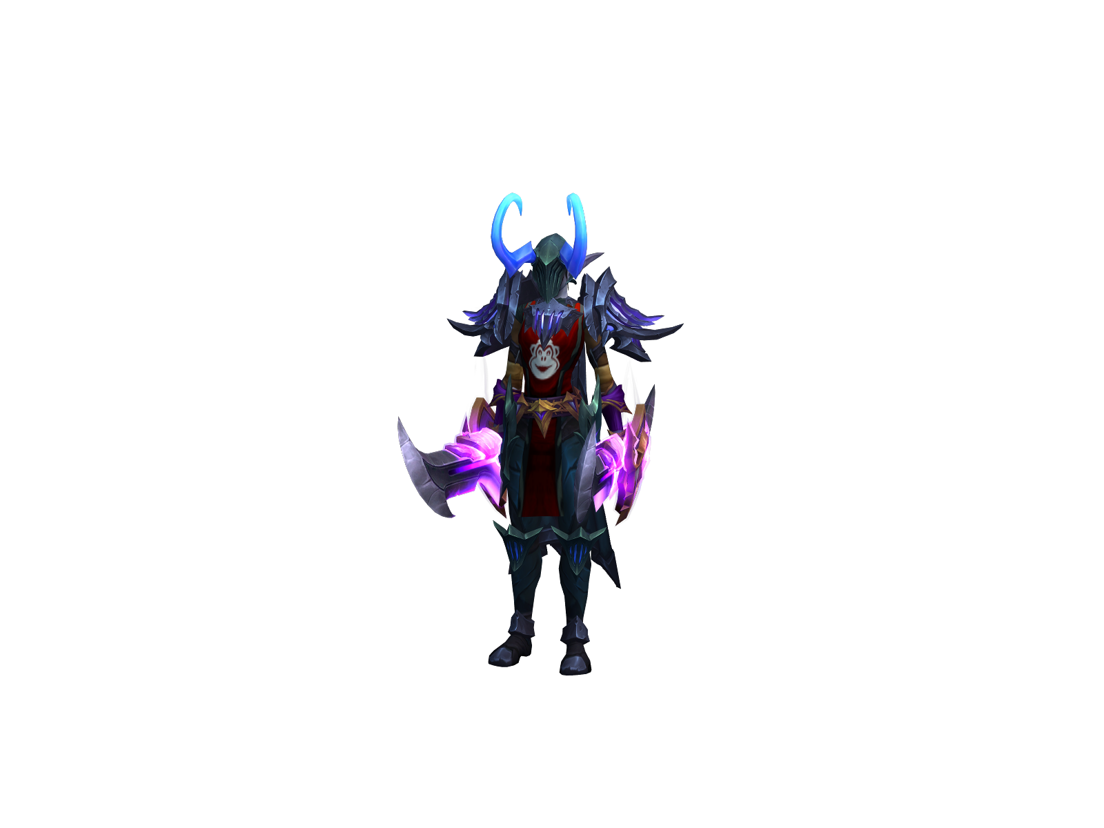 Dryelbows 3D character render