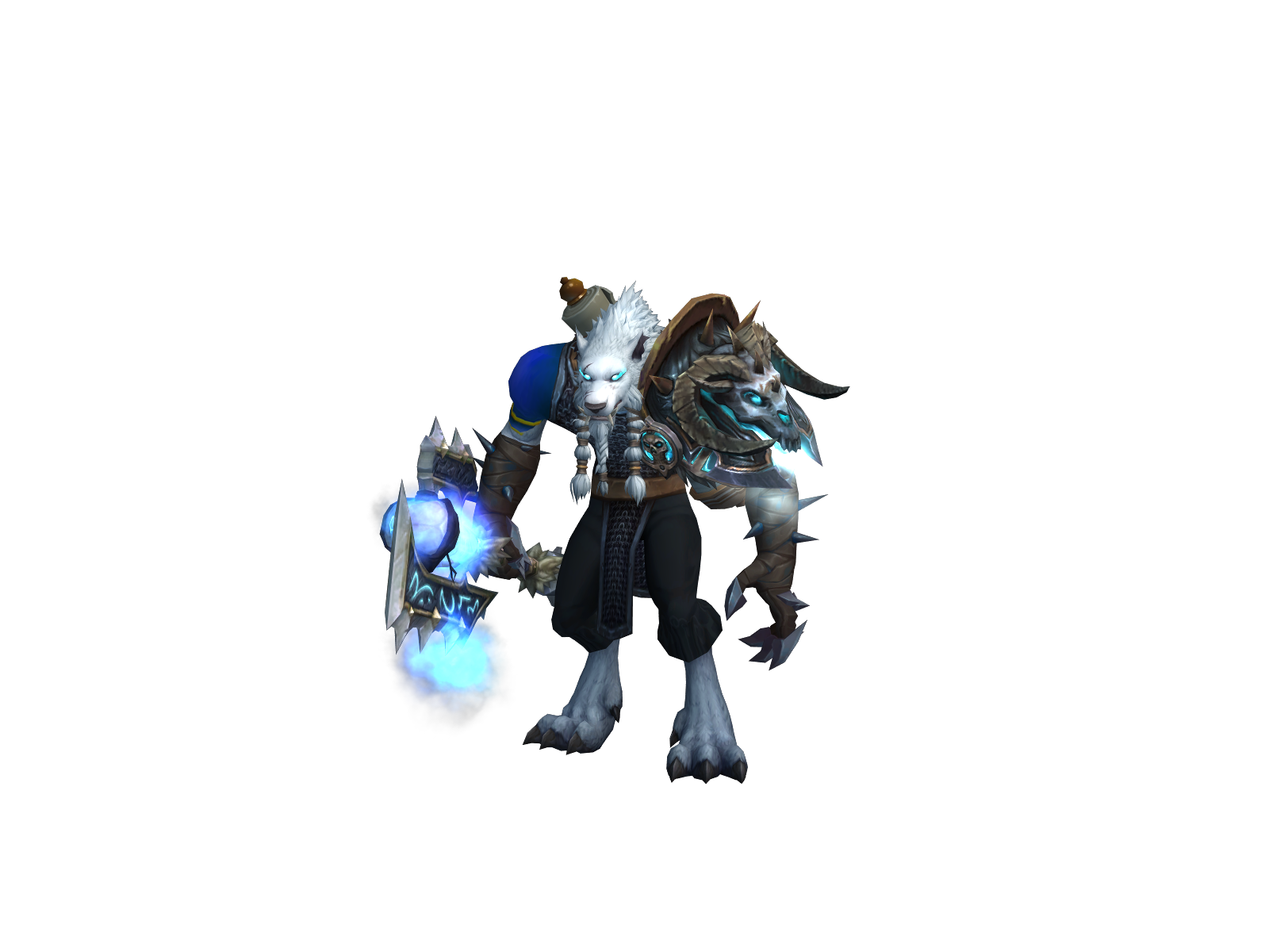 Worgenfurry 3D character render
