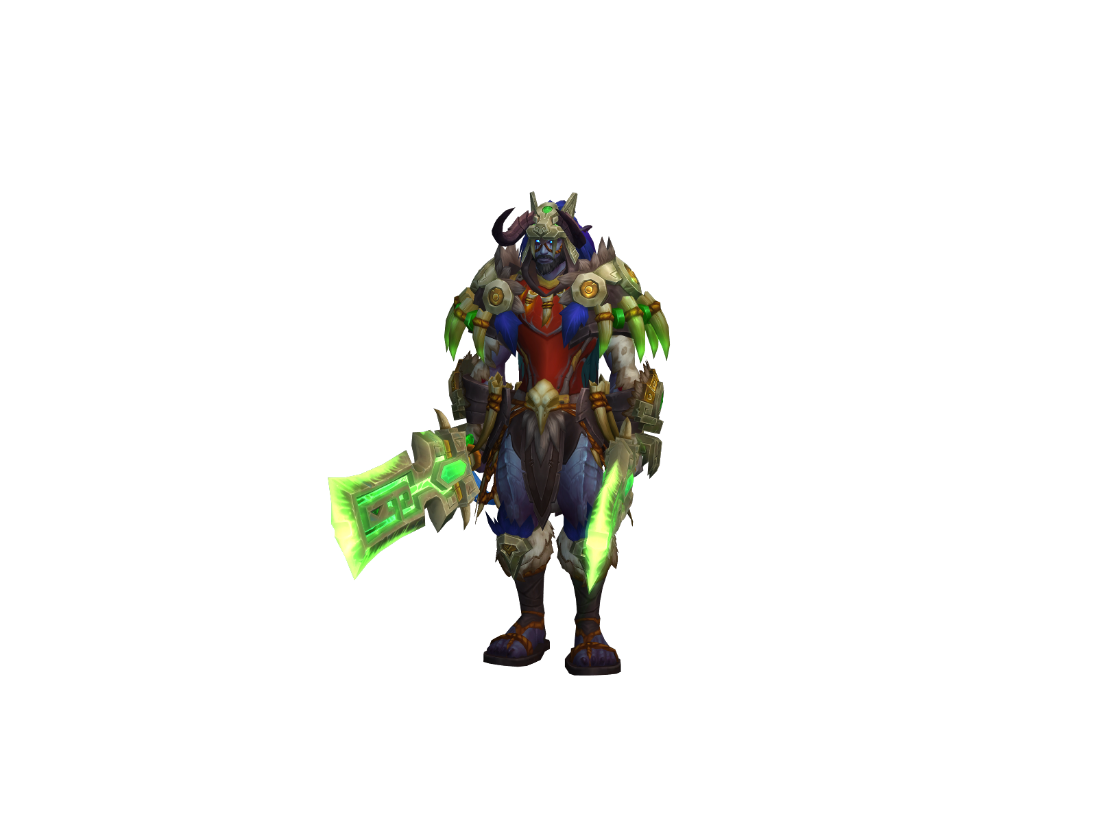 Glaived 3D character render