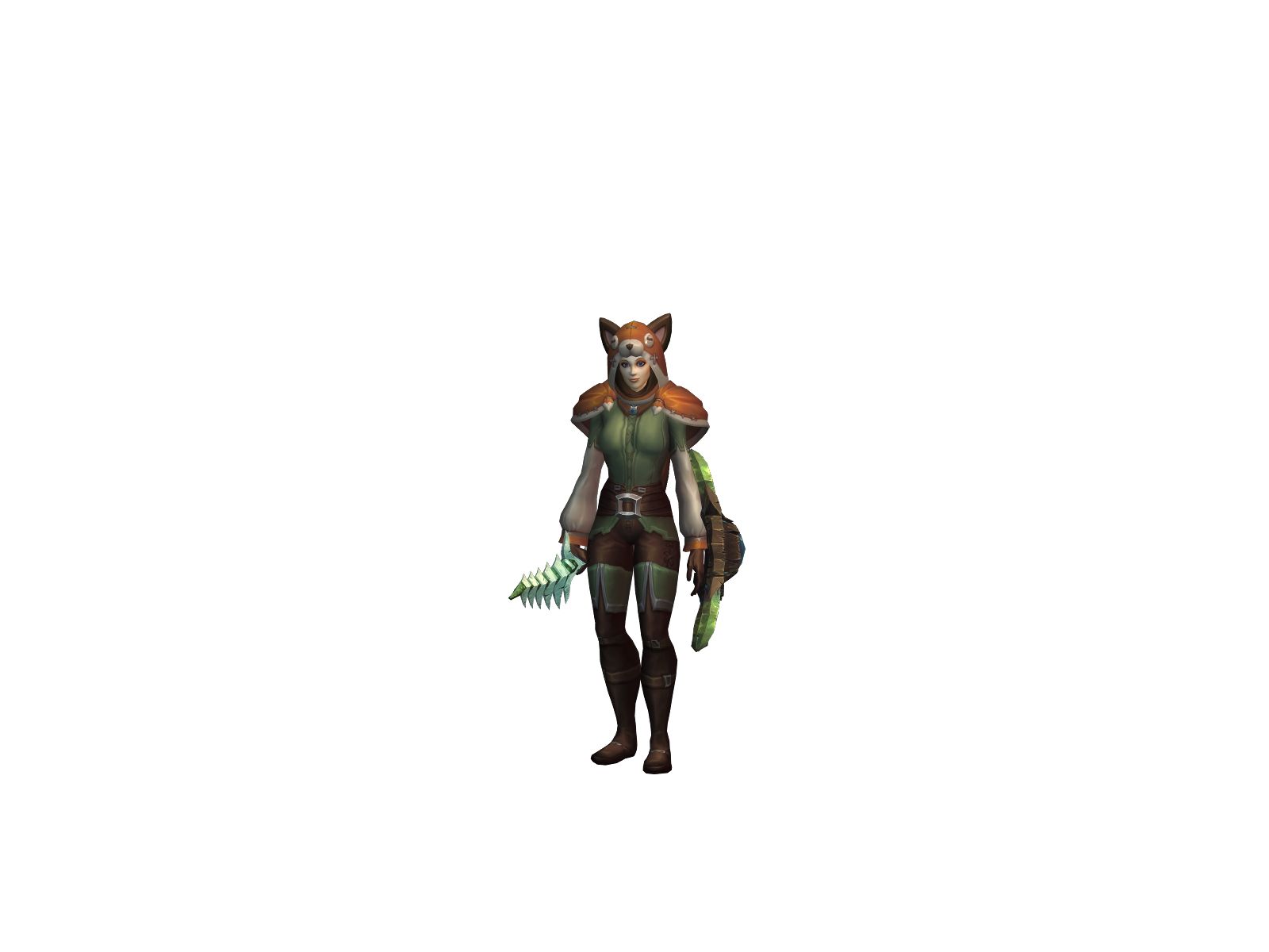 Léxie 3D character render