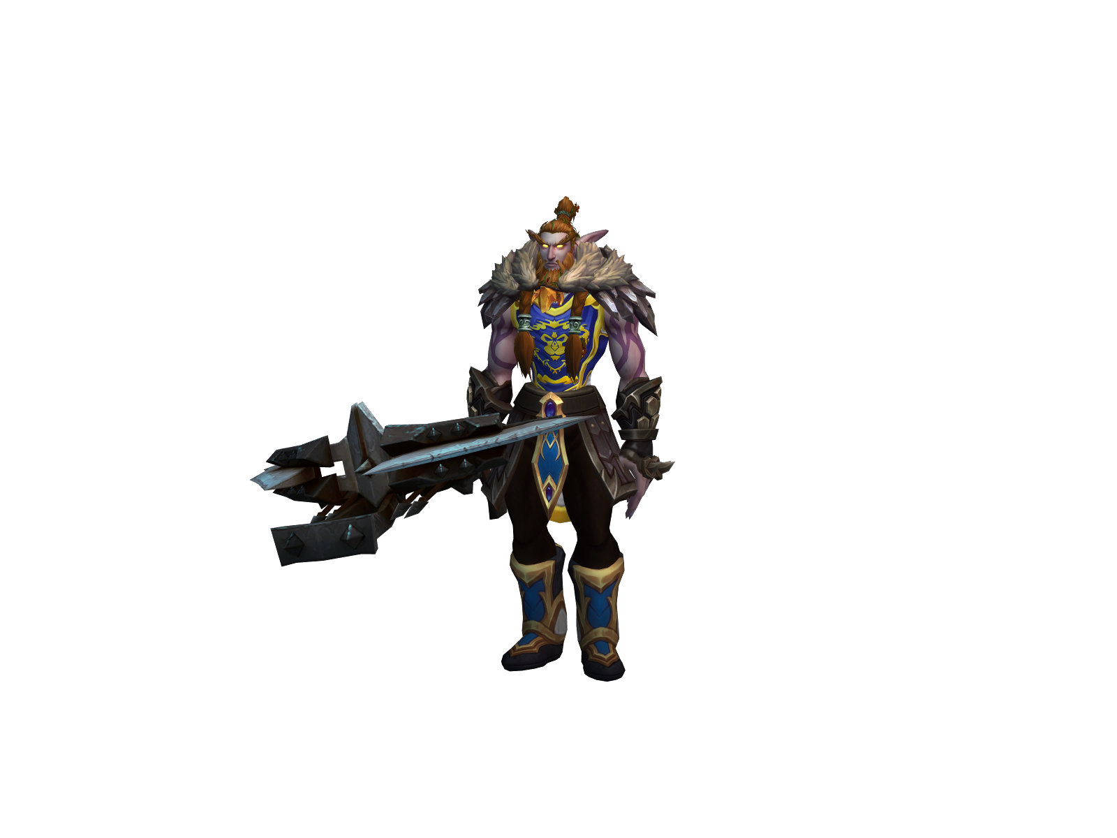Sabreleaf 3D character render