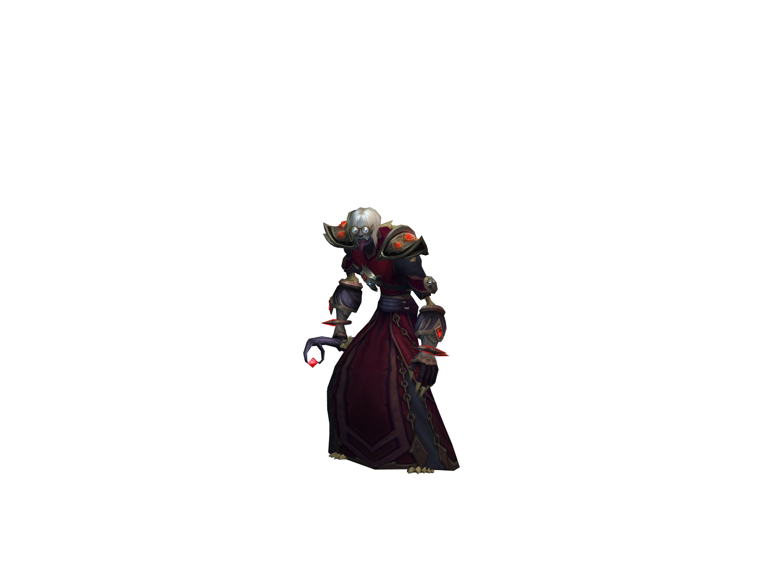 Reorg 3D character render