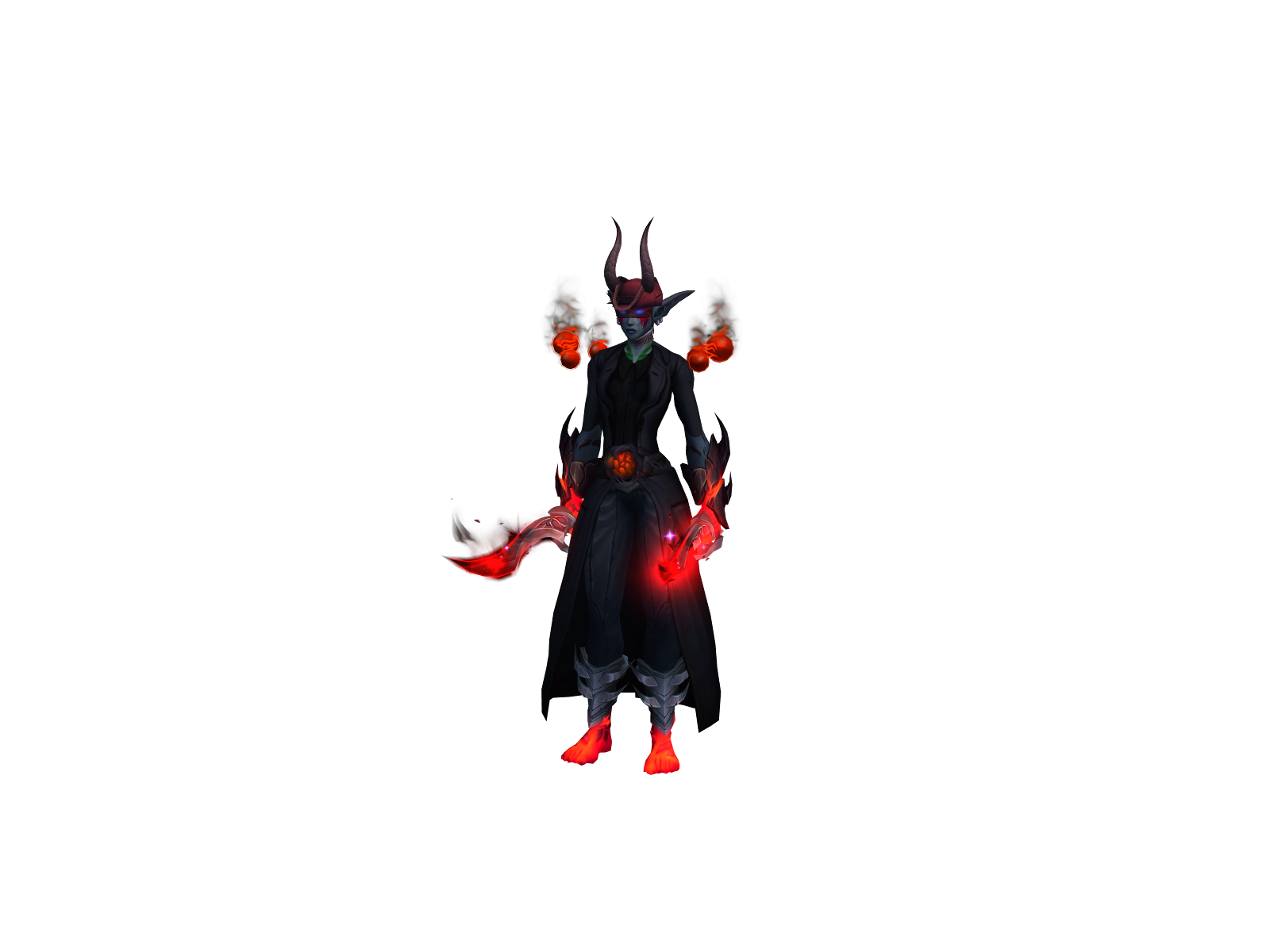 Qàós 3D character render
