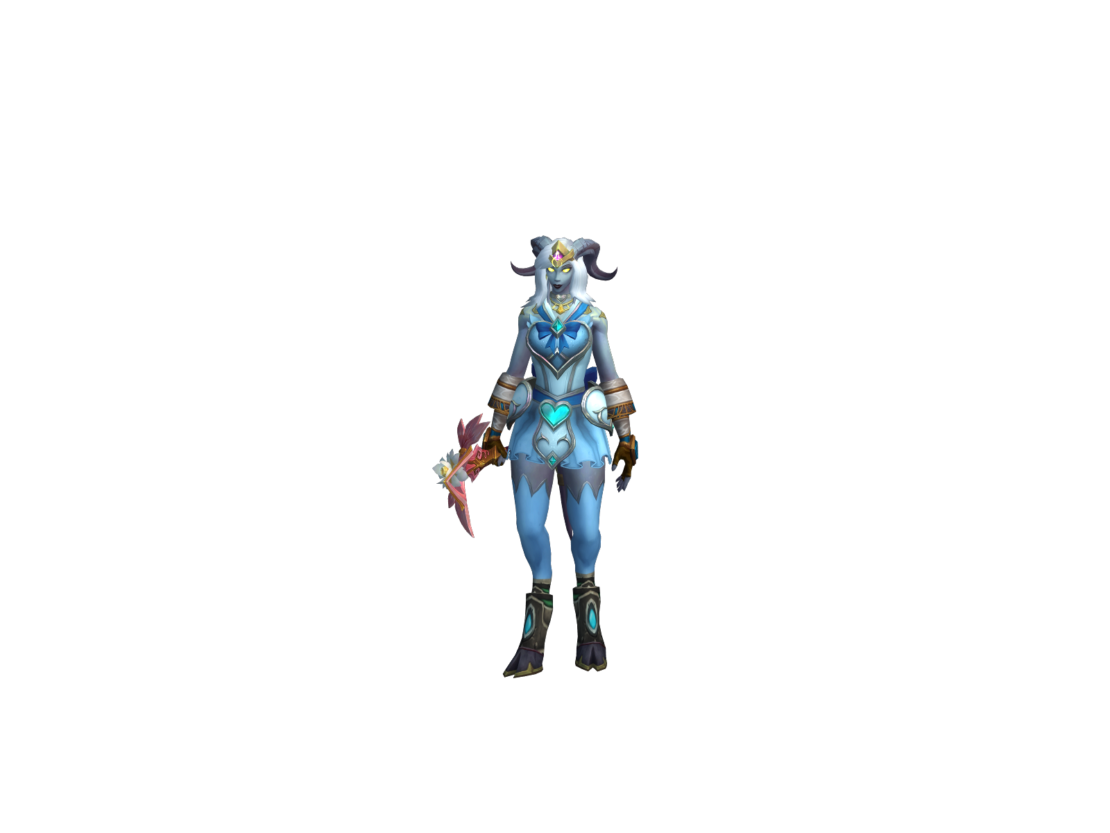Loveshield 3D character render