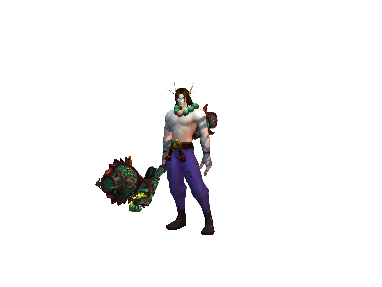 Zadocc 3D character render