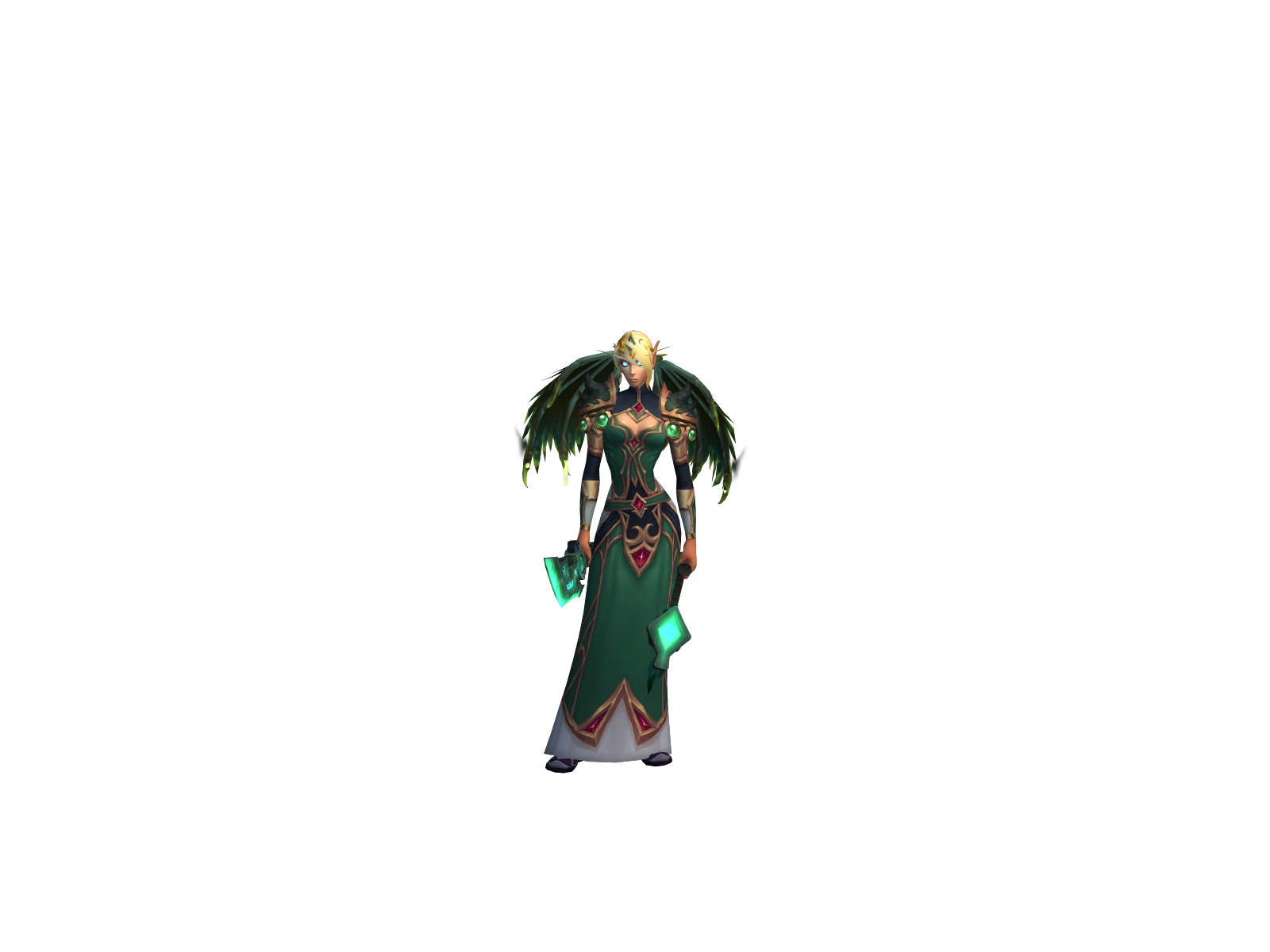 Janiiel 3D character render