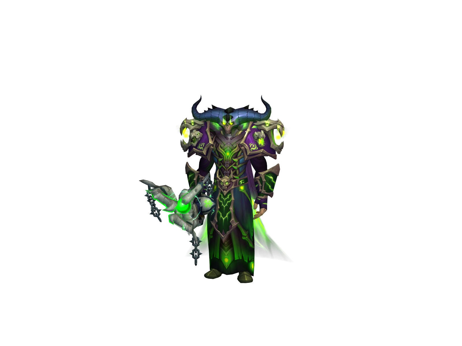 Forced 3D character render