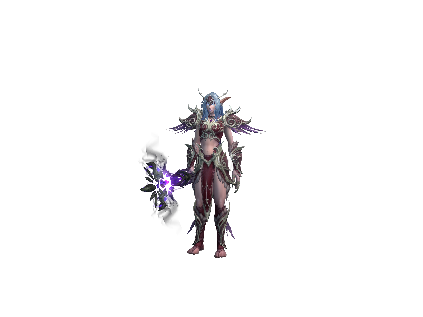 Aenelle 3D character render