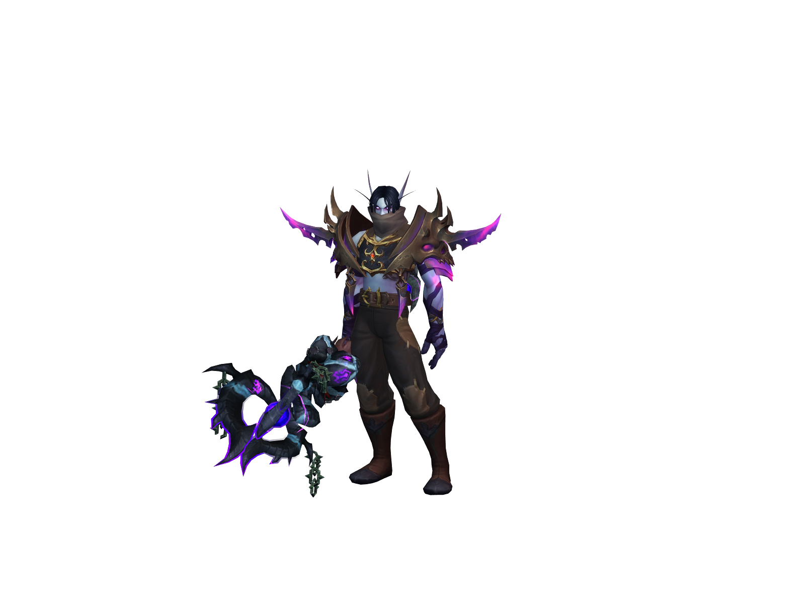 Abruptdecay 3D character render