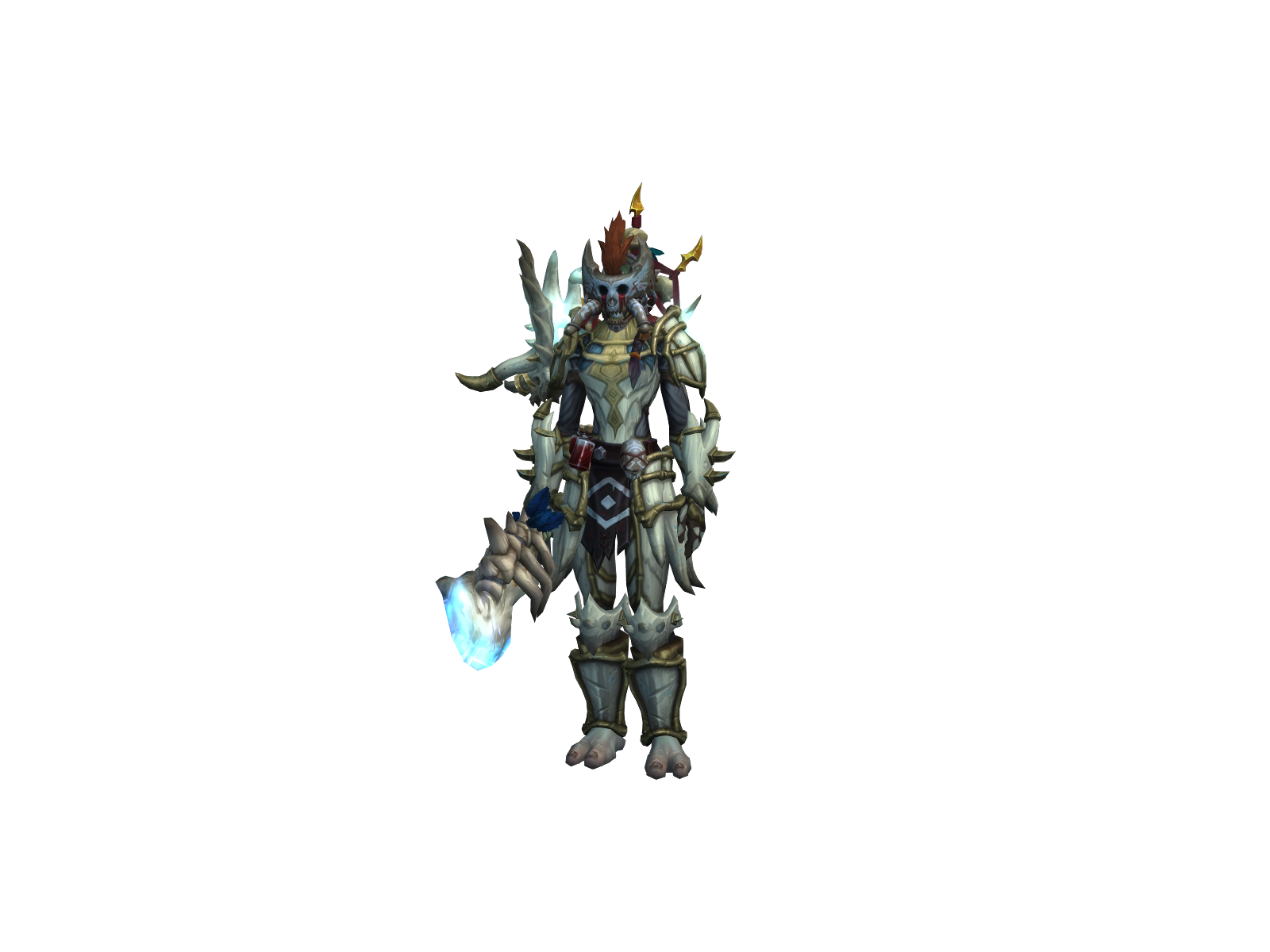 Kutasek 3D character render