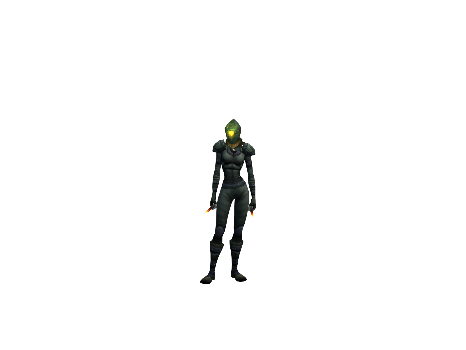 Clworm 3D character render