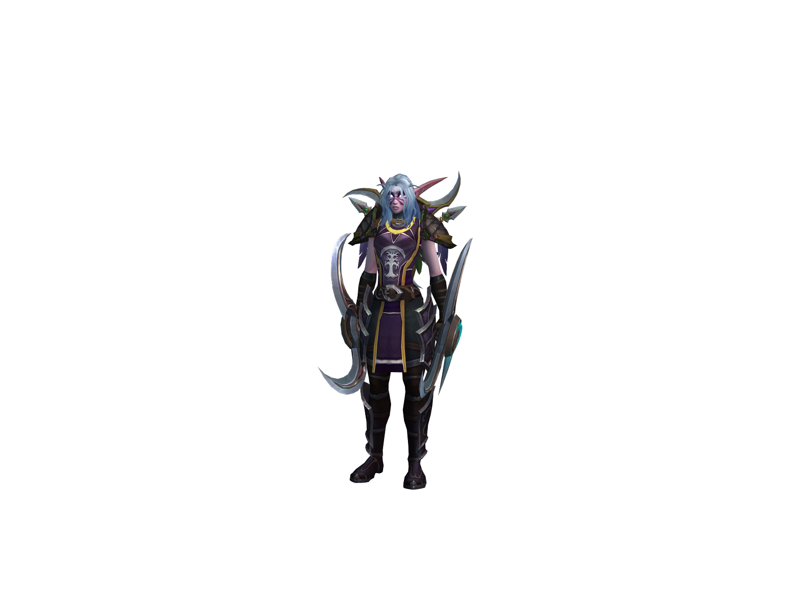 Sereven 3D character render