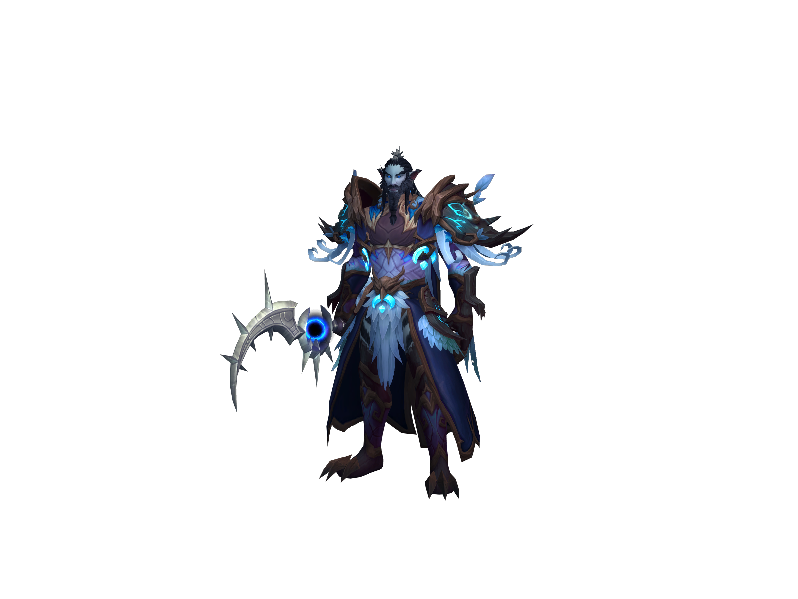 Raîden 3D character render
