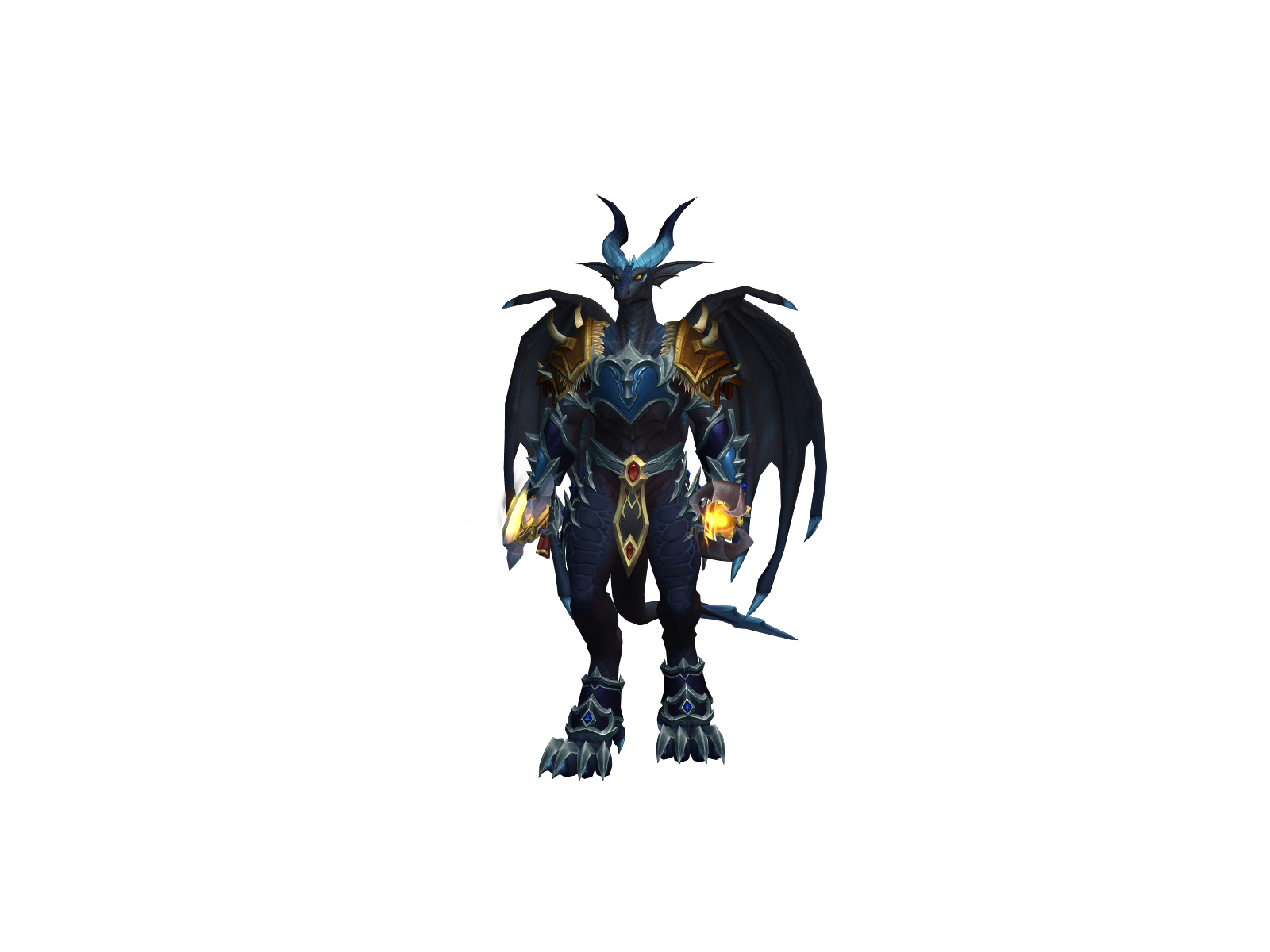 Saphirai 3D character render