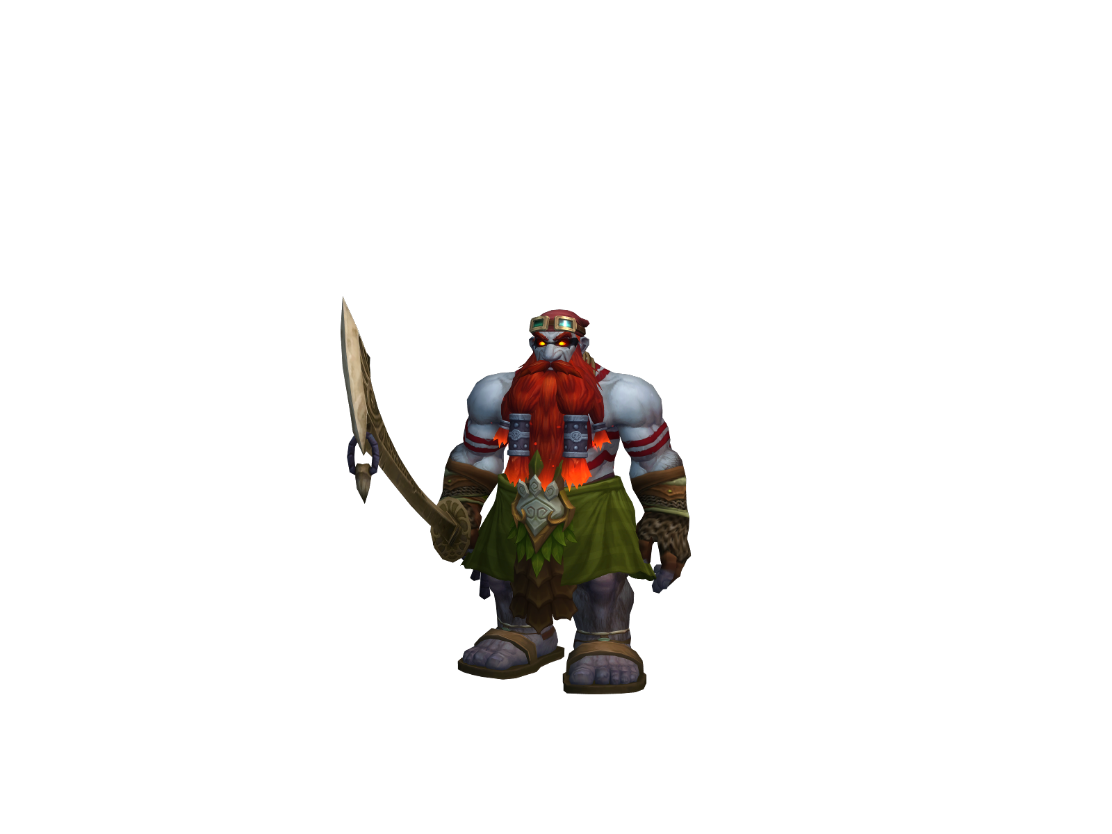 Shortstock 3D character render