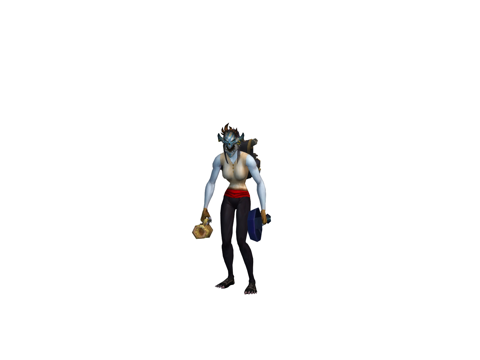 Oddworld 3D character render