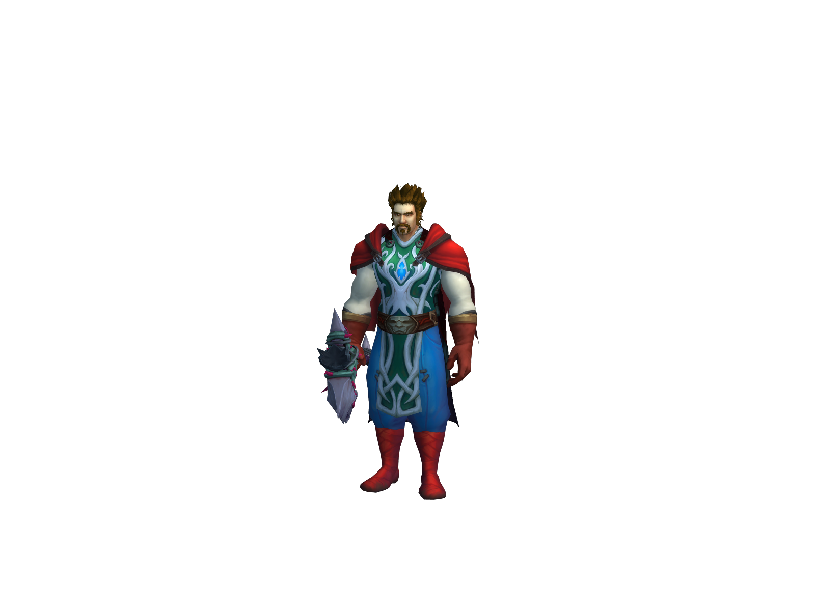 Paliurathine 3D character render