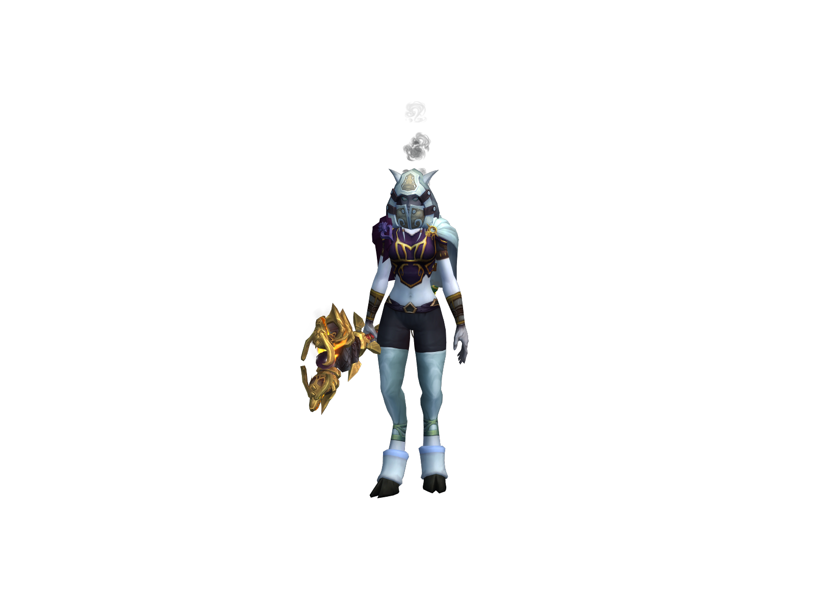 Saphireez 3D character render