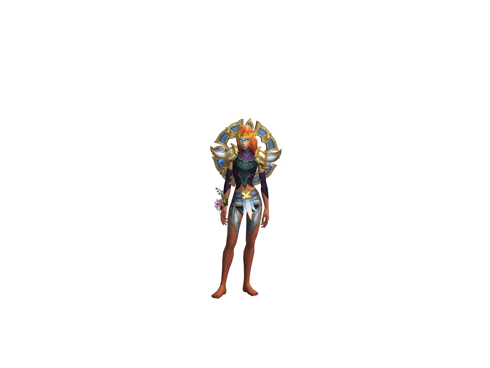 Cailindra 3D character render