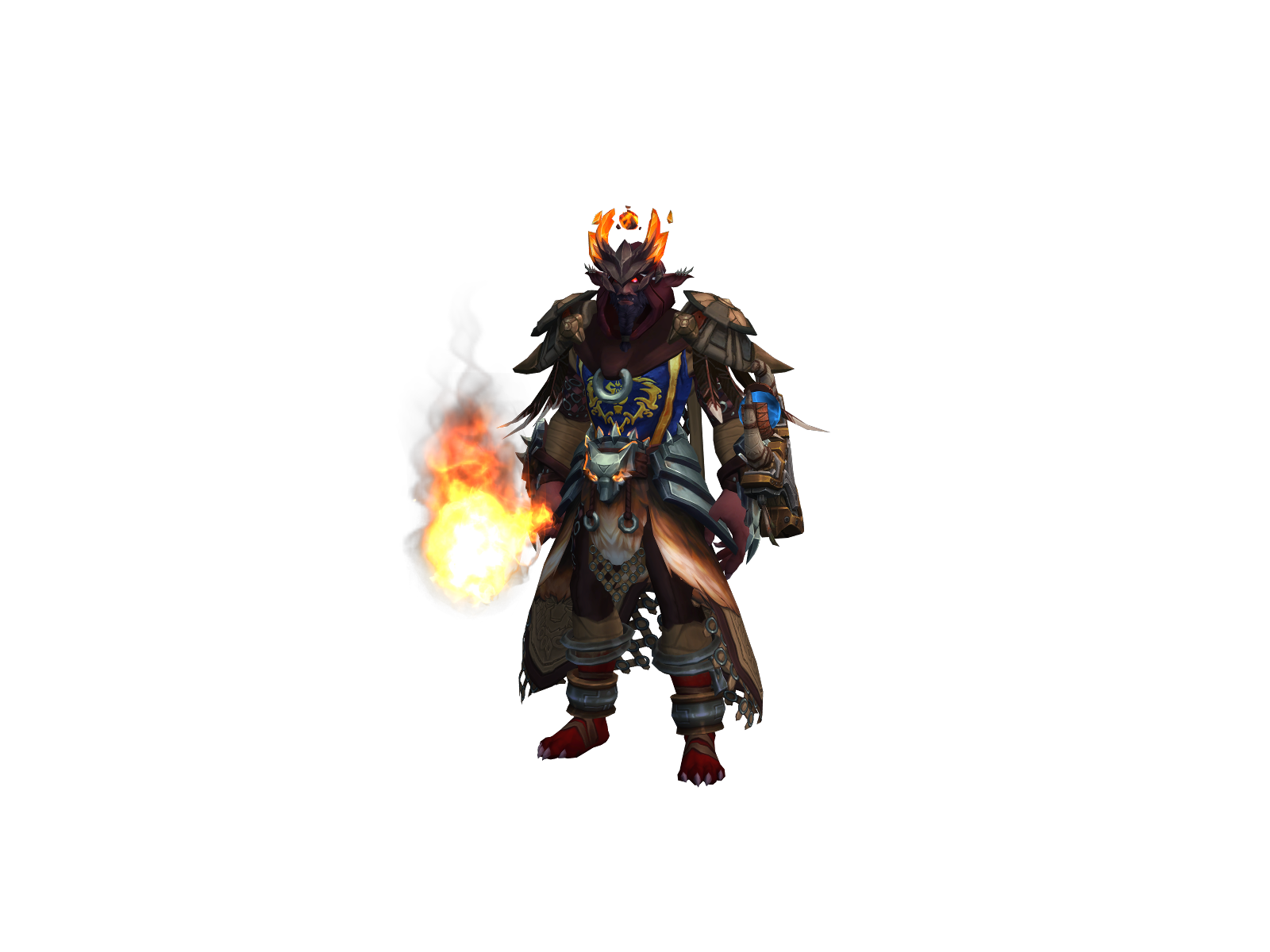 Yorrah 3D character render