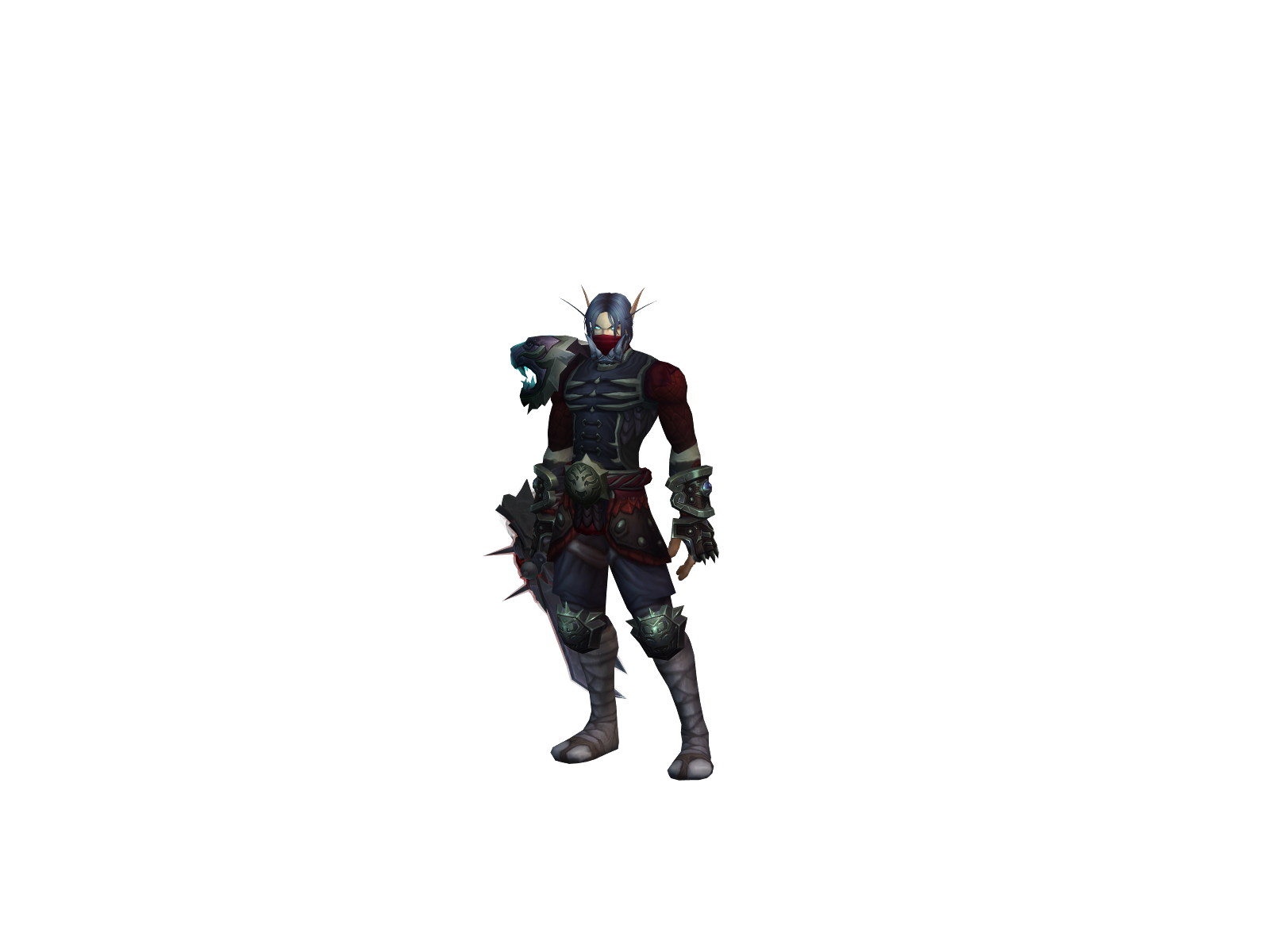 Genji 3D character render