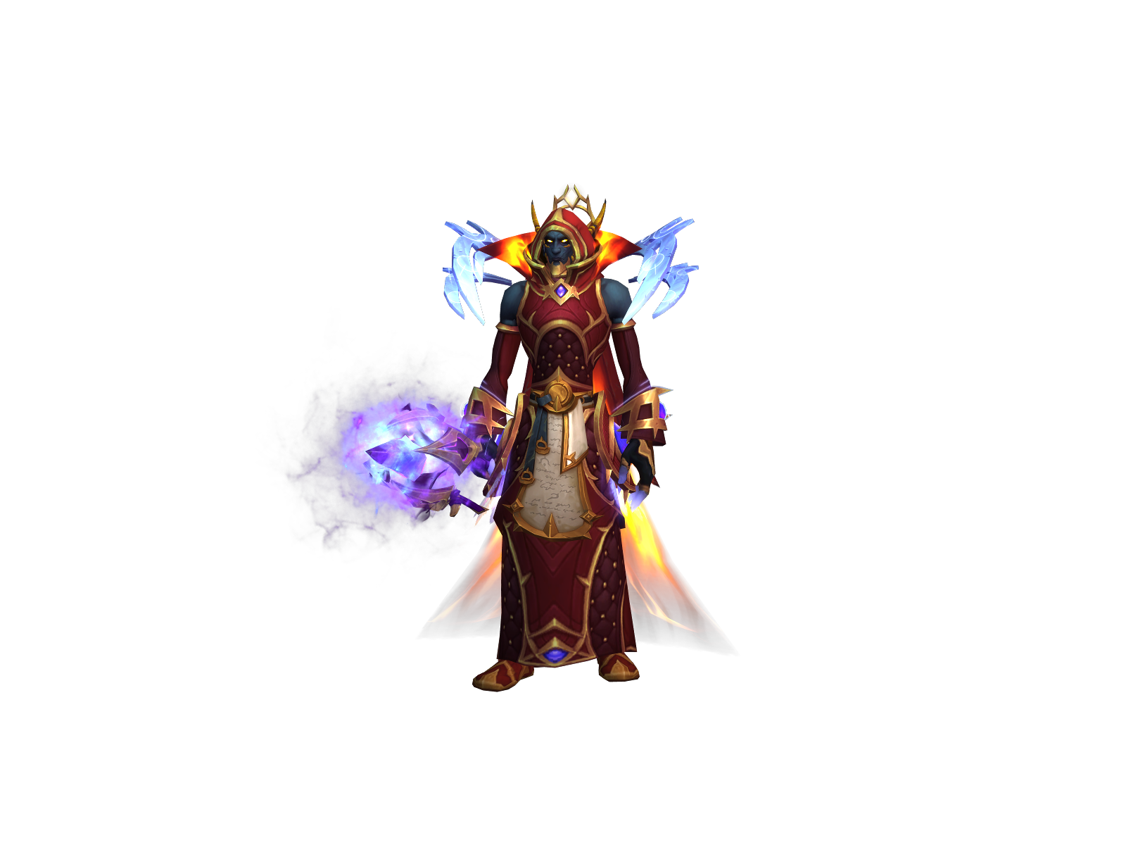 Alunirciel 3D character render