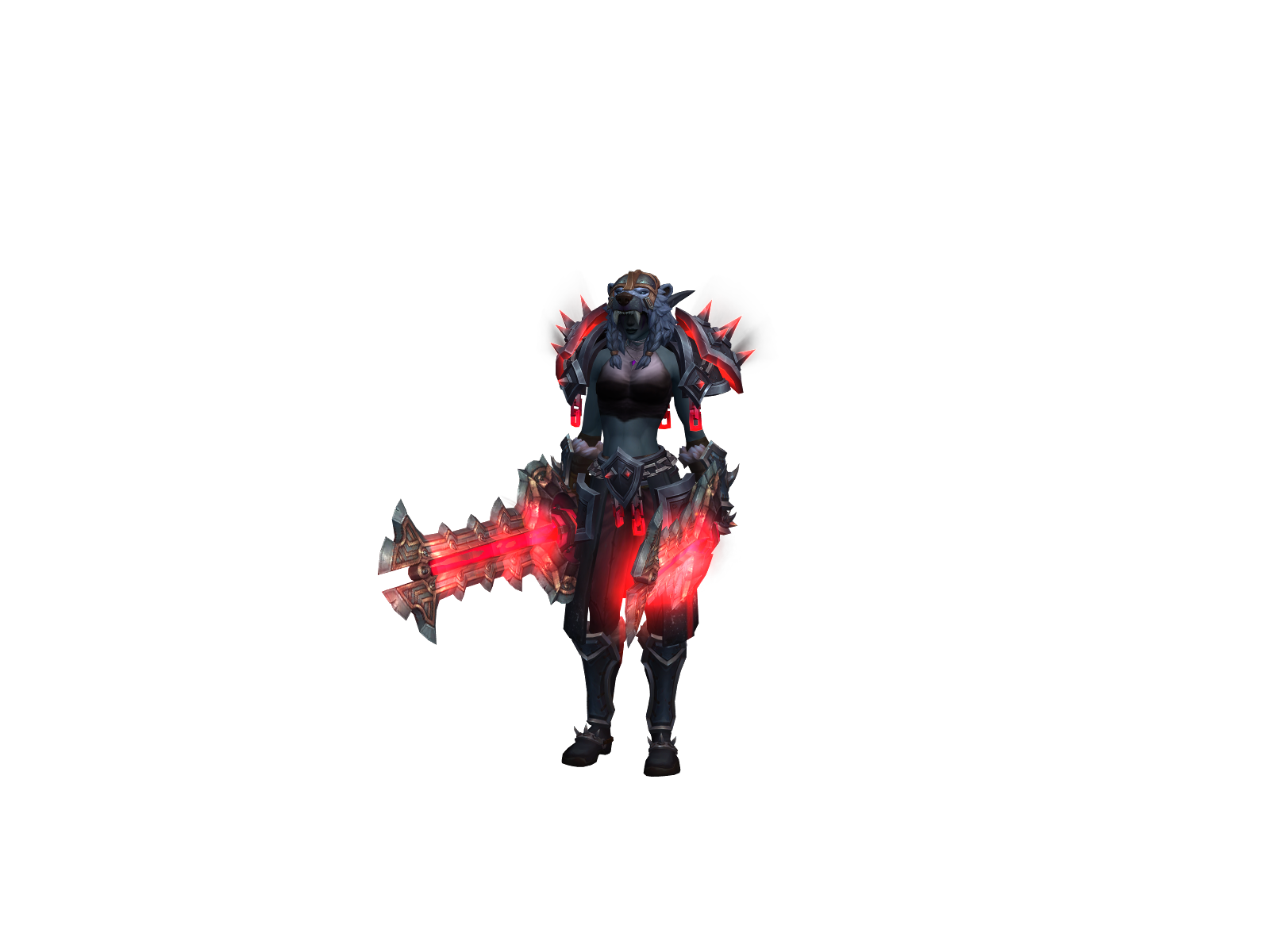 Kaandre 3D character render