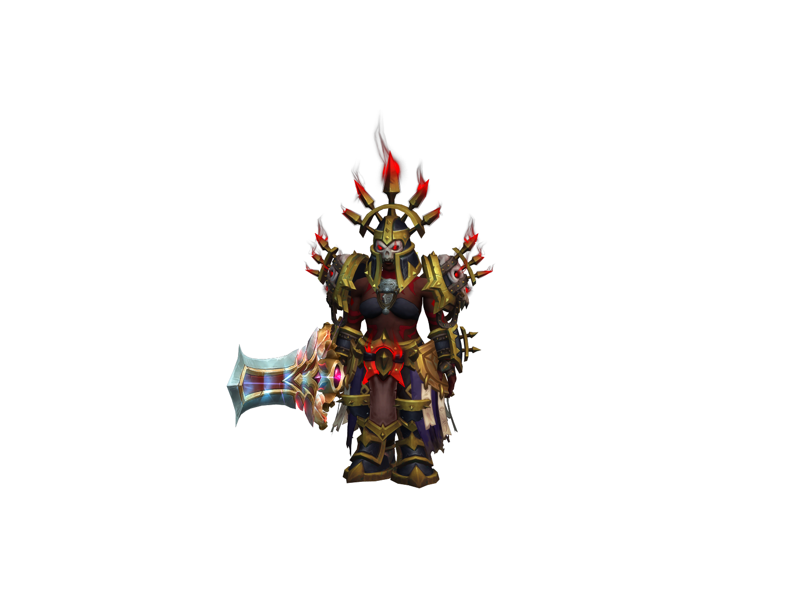 Bloodbórn 3D character render