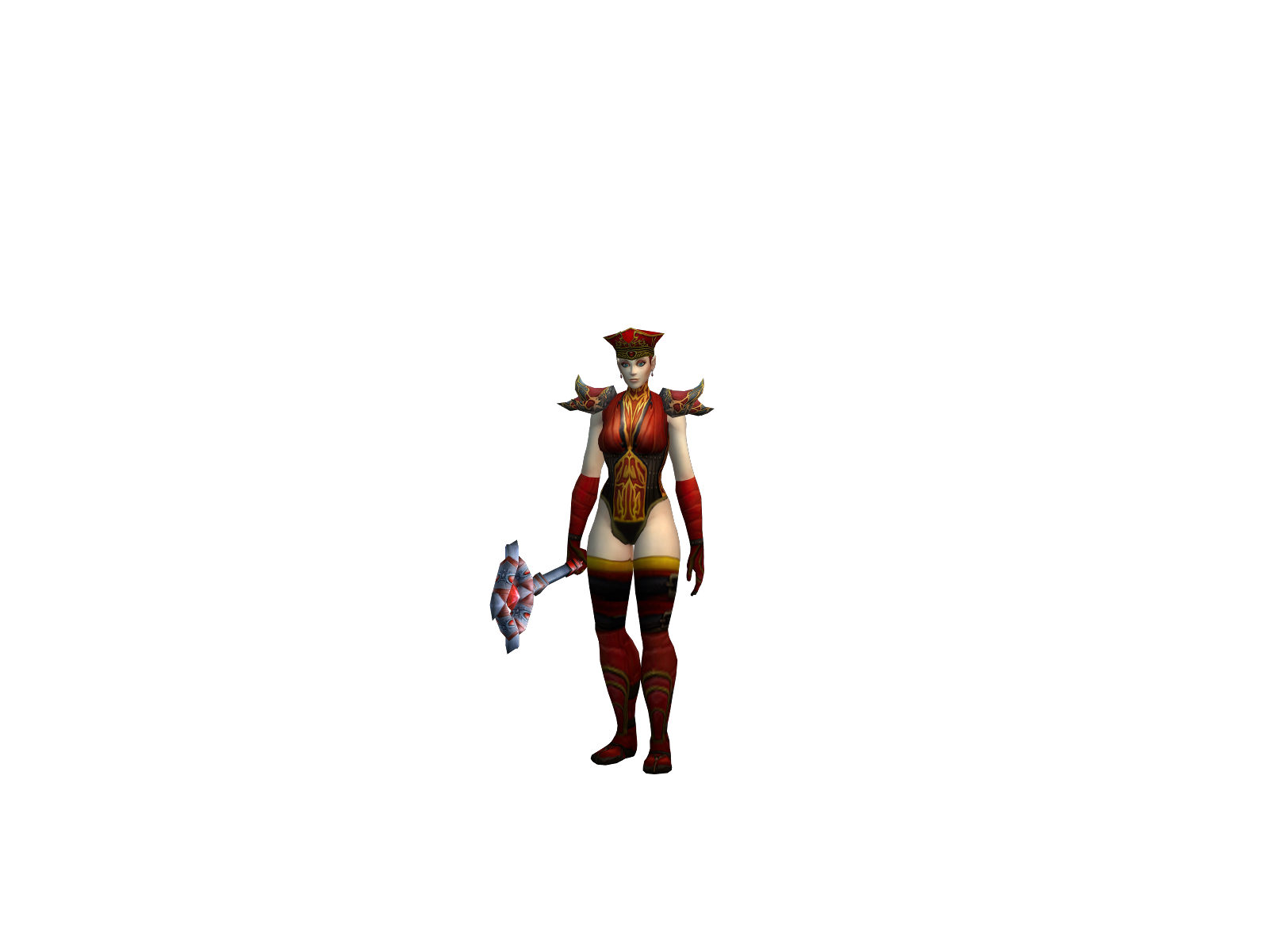 Vlakia 3D character render