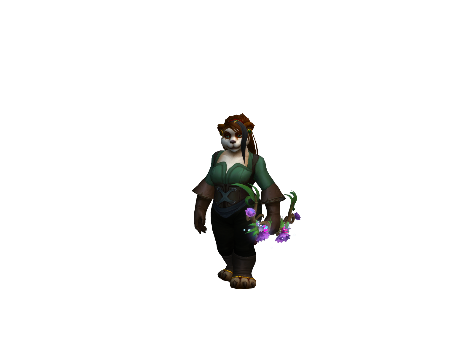 Fuzzims 3D character render