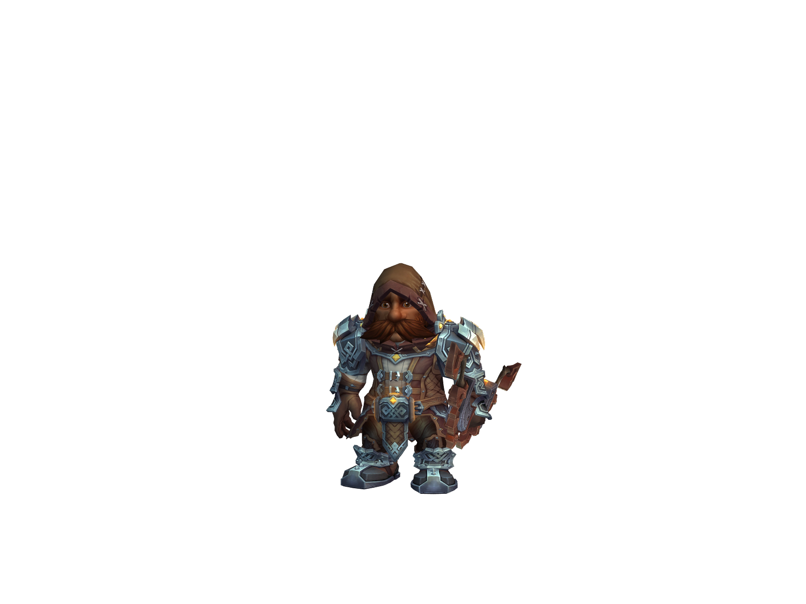 Kravual 3D character render