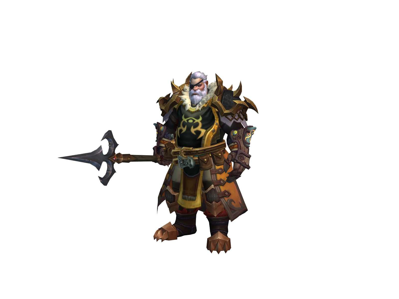 Wodän 3D character render