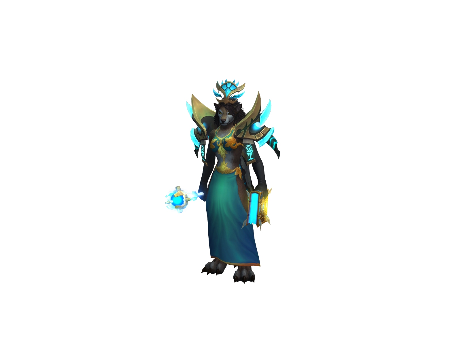 Nenafalange 3D character render