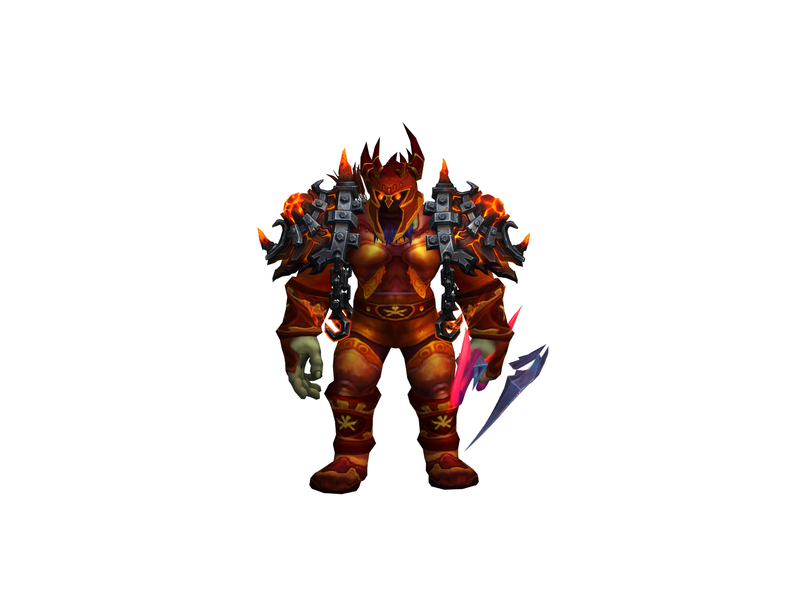 Slowed 3D character render