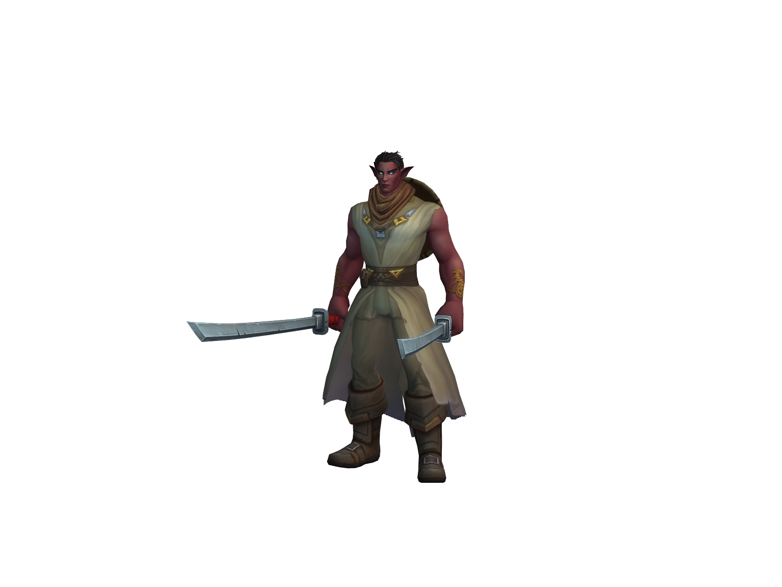 Windwalker 3D character render