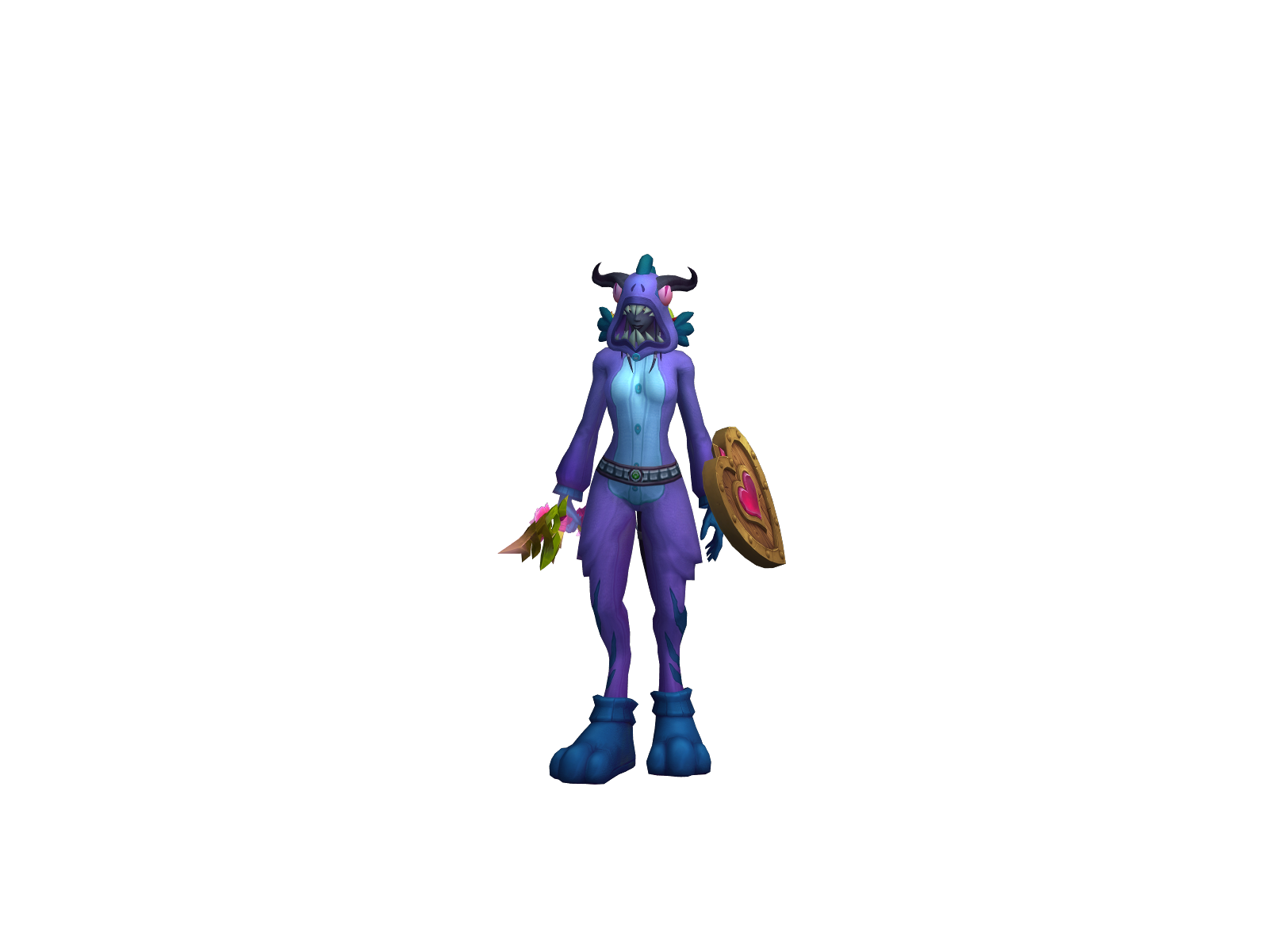 Yakavella 3D character render